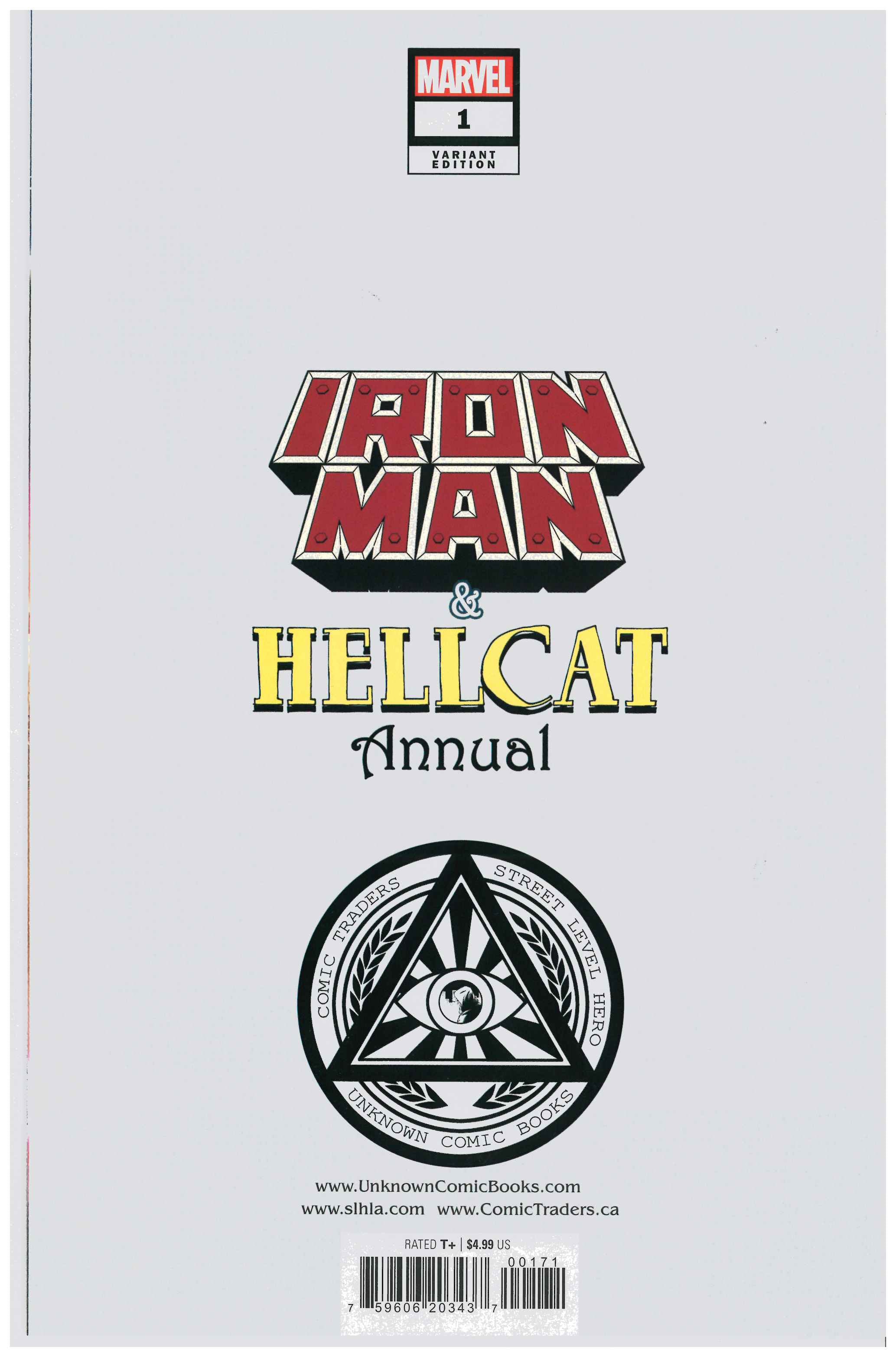 Iron Man / Hellcat Annual #1 backside