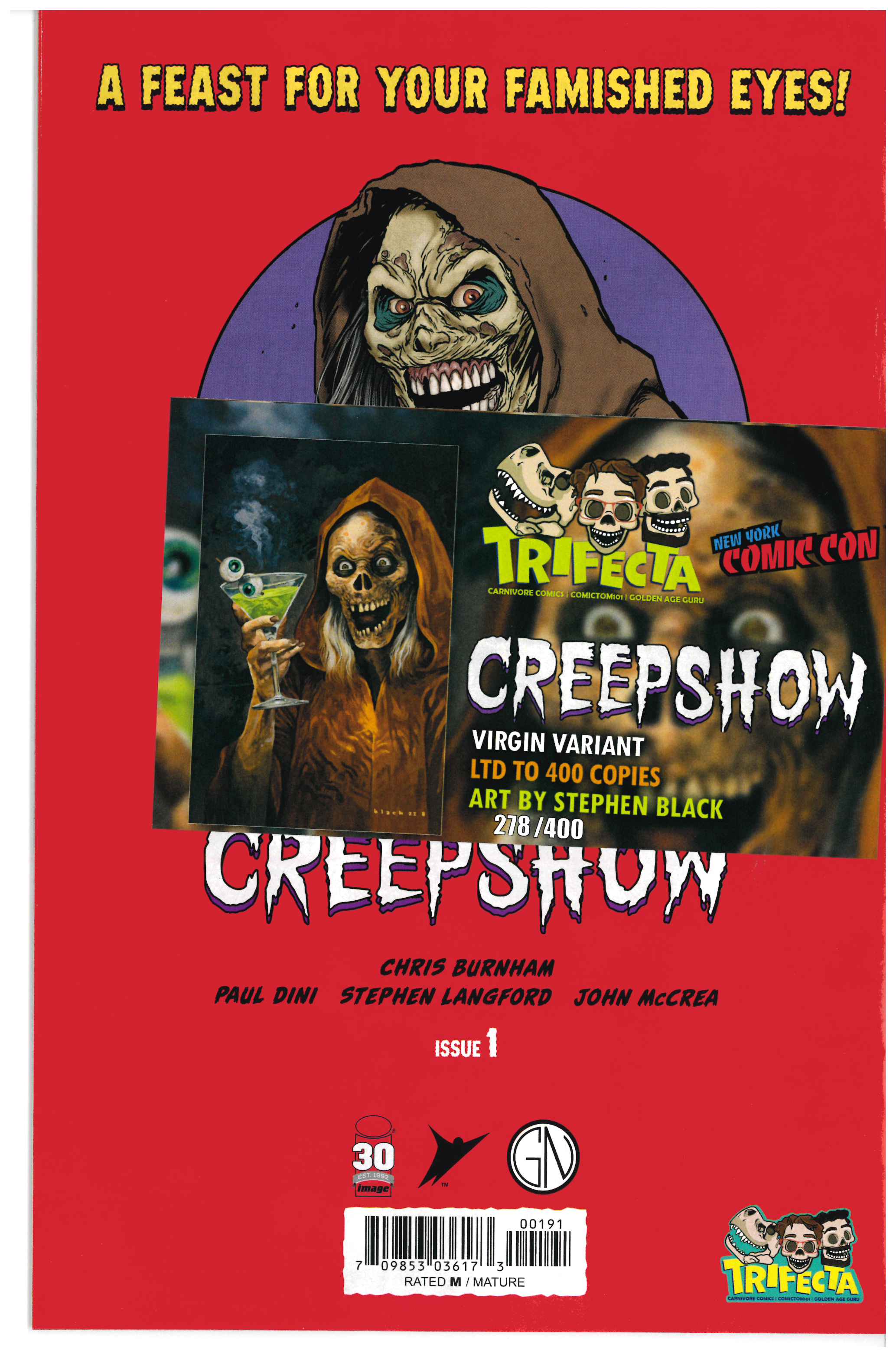 Creepshow #1 Certificate of Authenticity