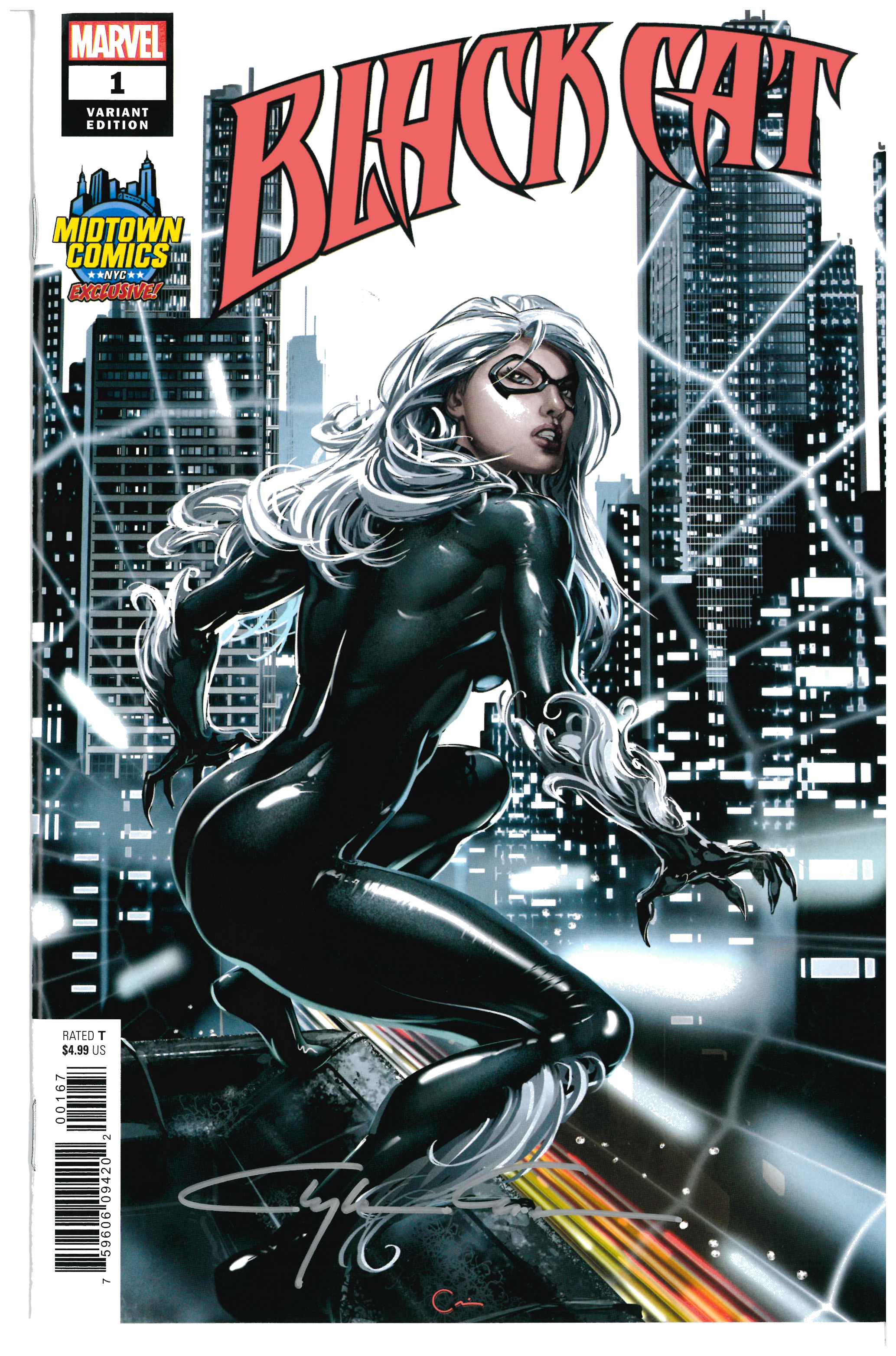 Black Cat #1 | Signed by J. Scott Campbell