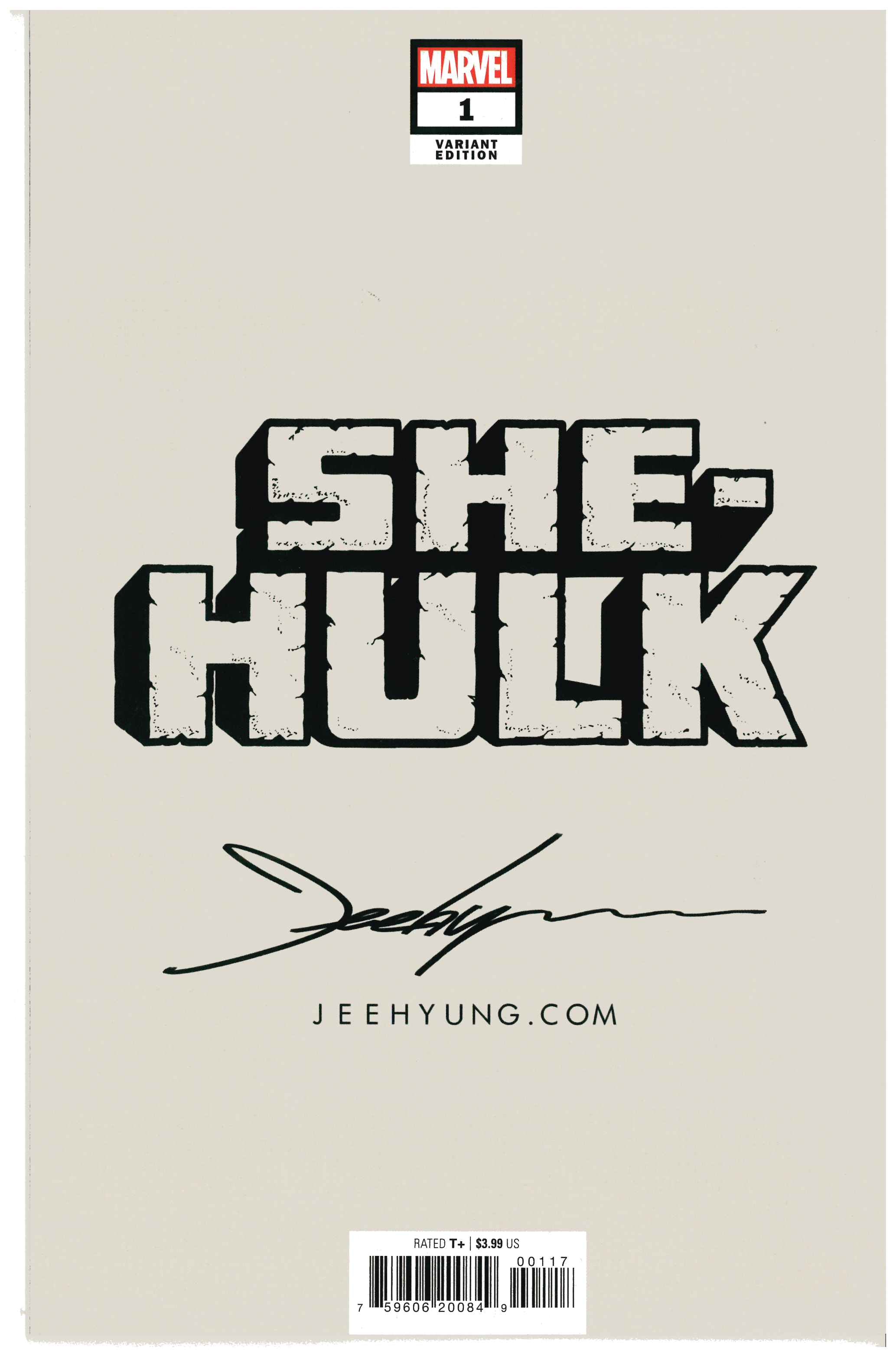 She-Hulk #1 backside