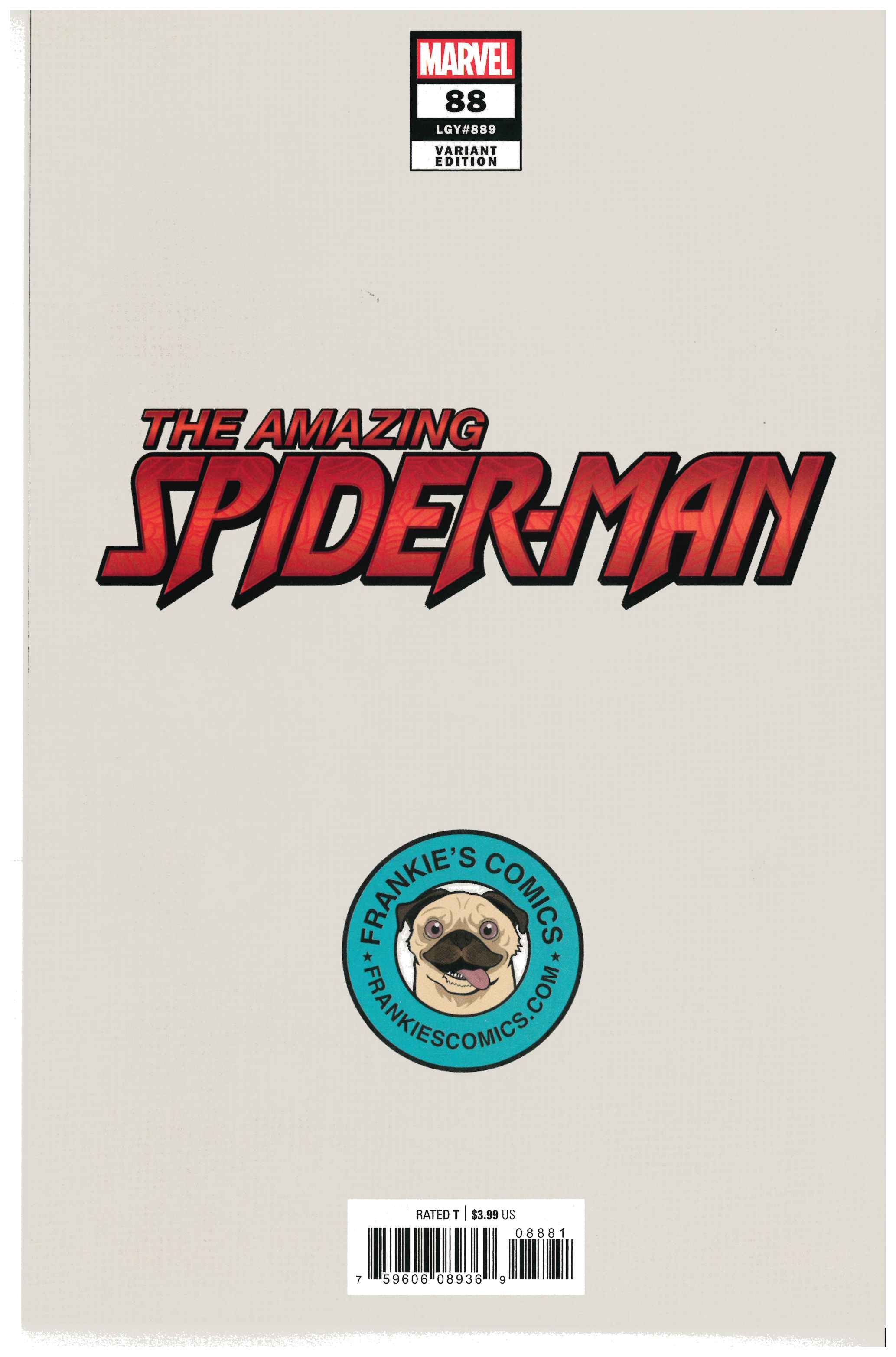 Amazing Spider-Man #88 backside