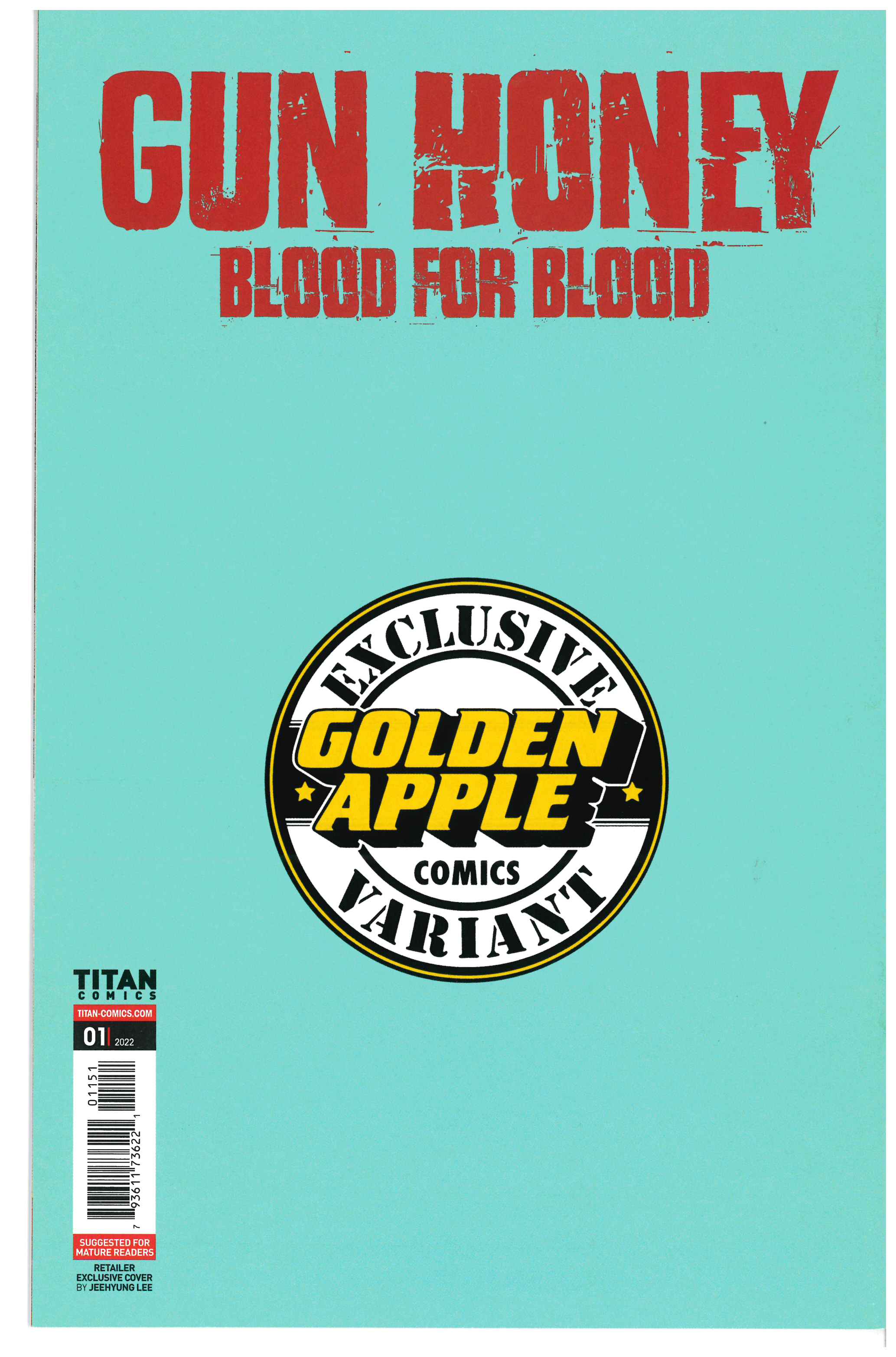 Gun Honey: Blood for Blood #1 backside