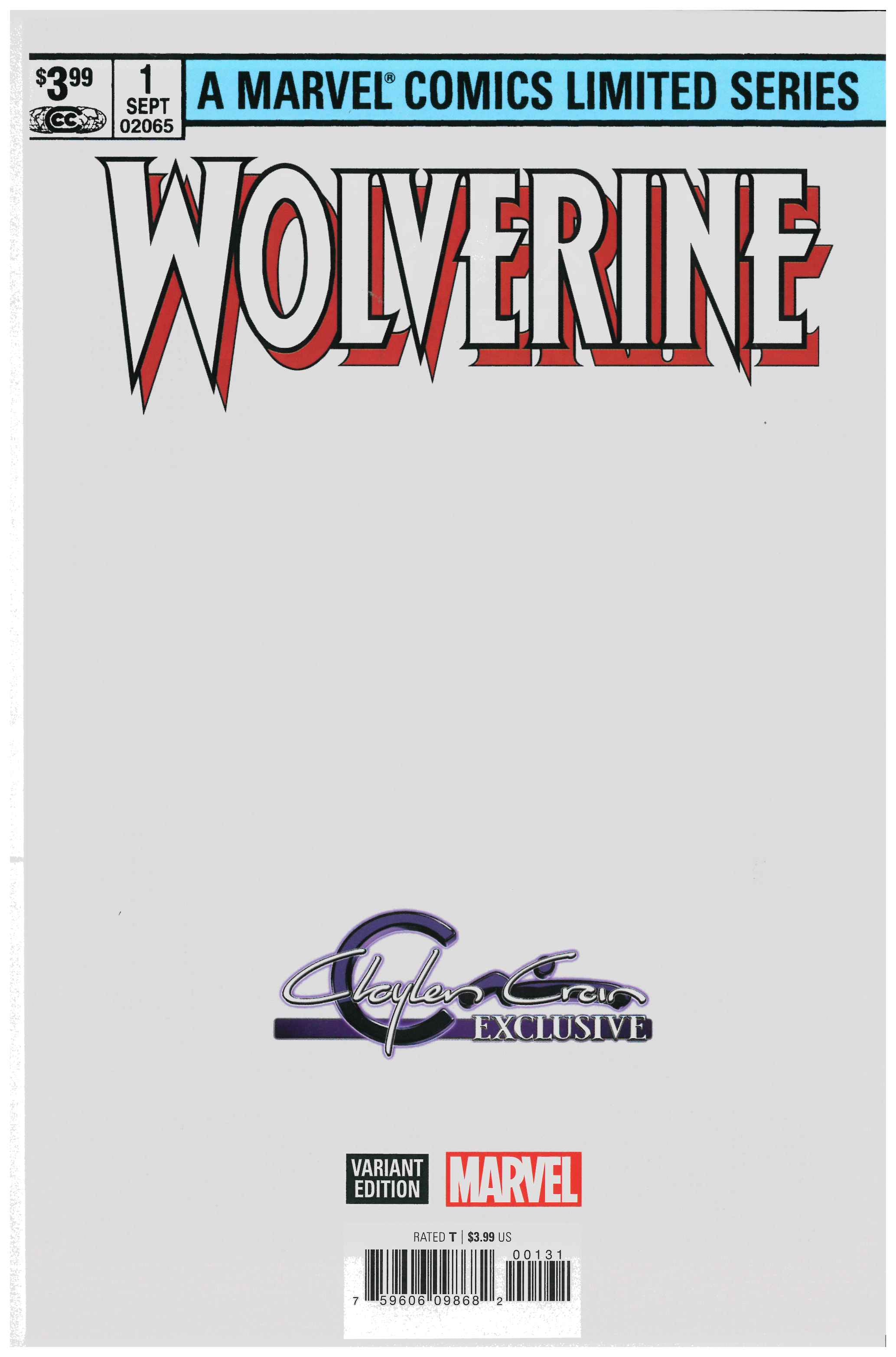 Wolverine #1 backside