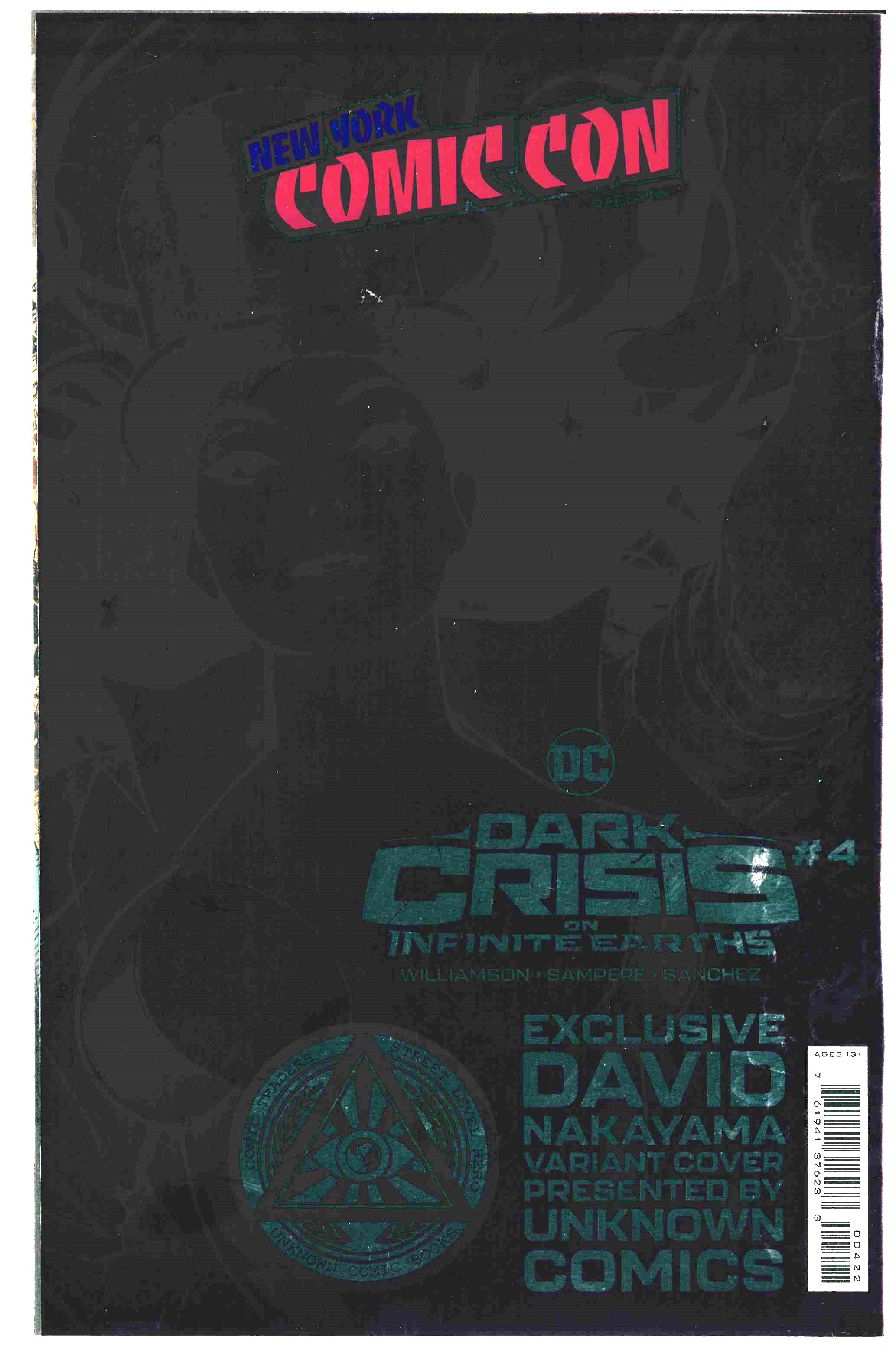 Dark Crisis #4 backside