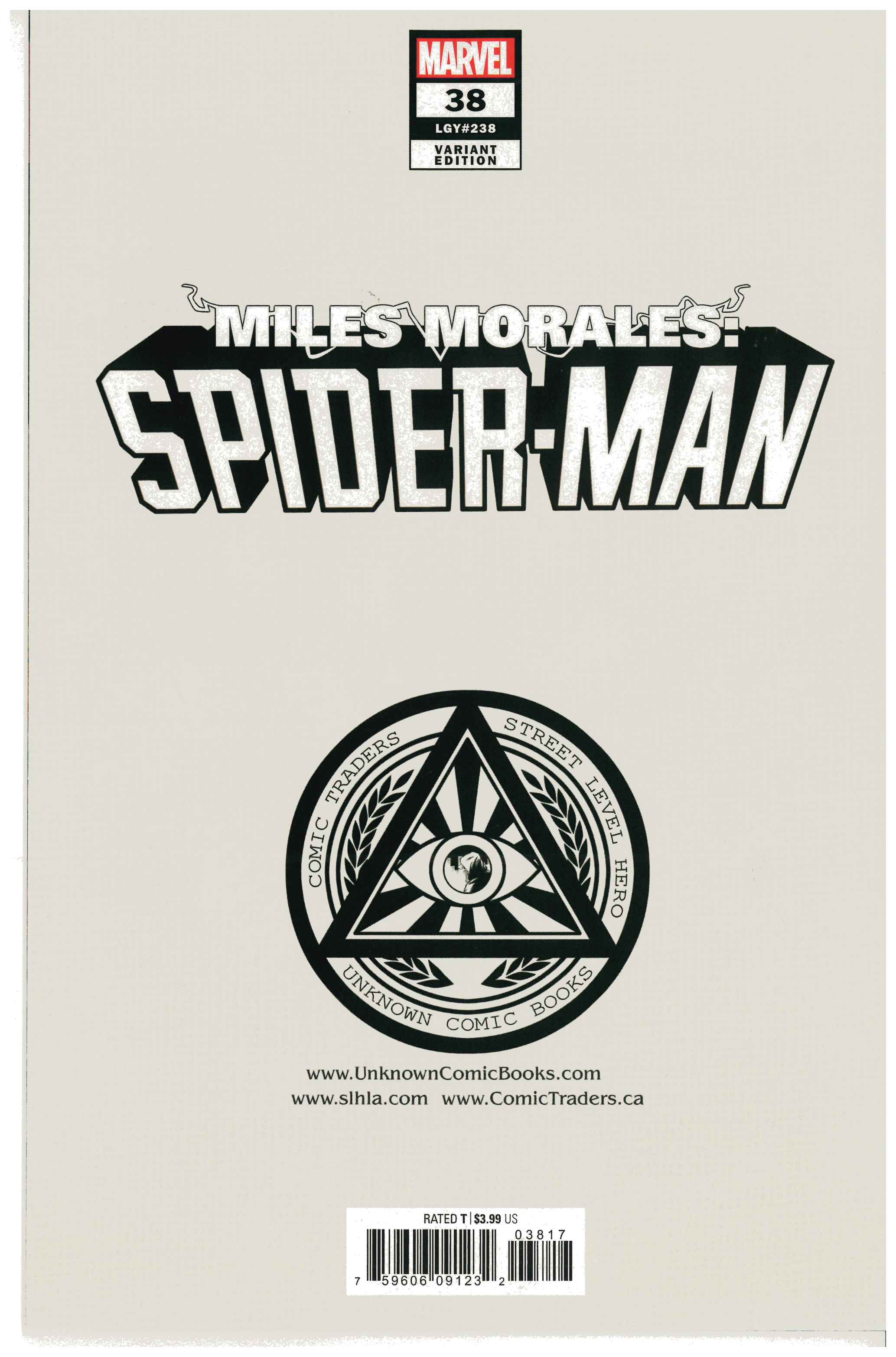 Miles Morales: Spider-Man #38 backside