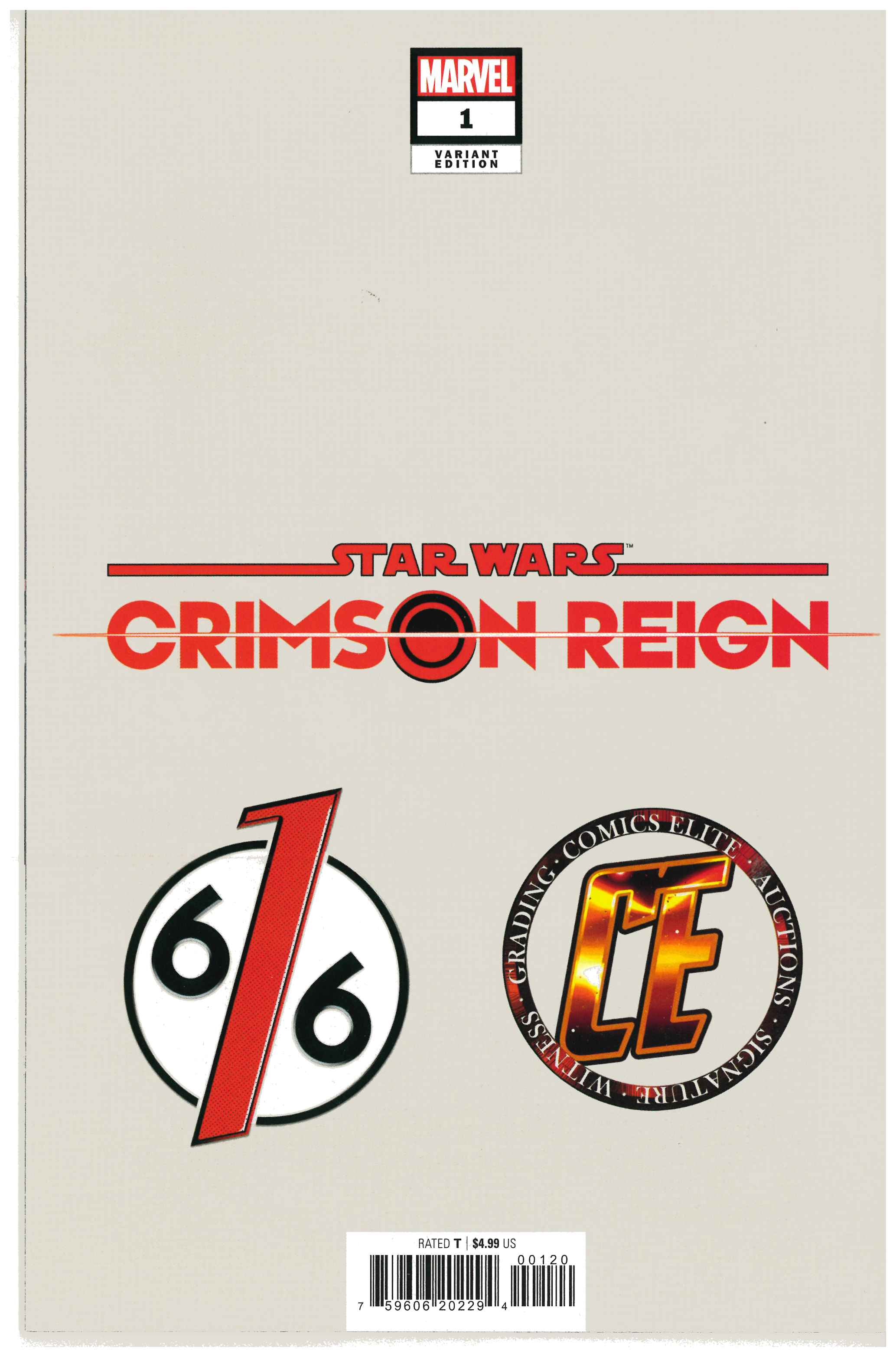 Star Wars: Crimson Reign #1 backside