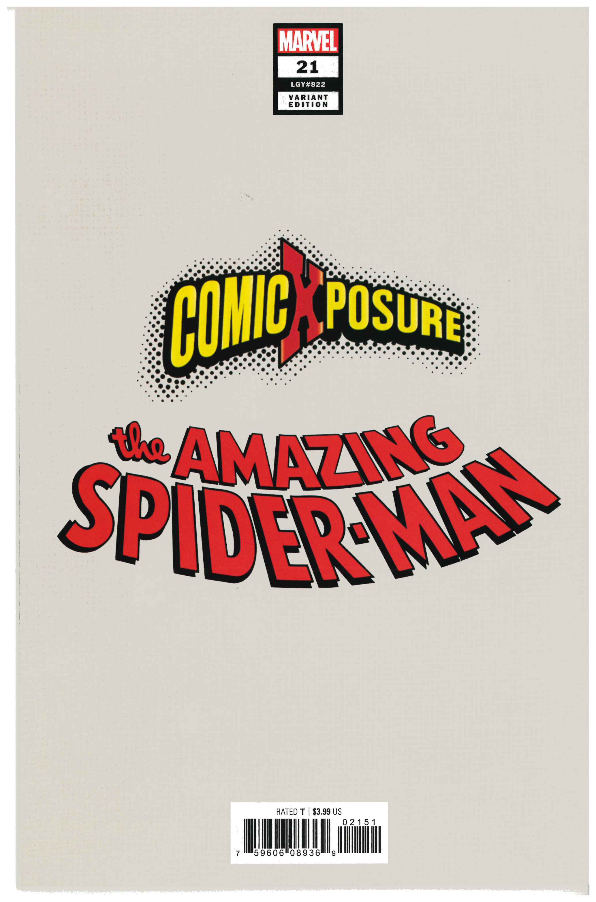 Amazing Spider-Man #21 backside