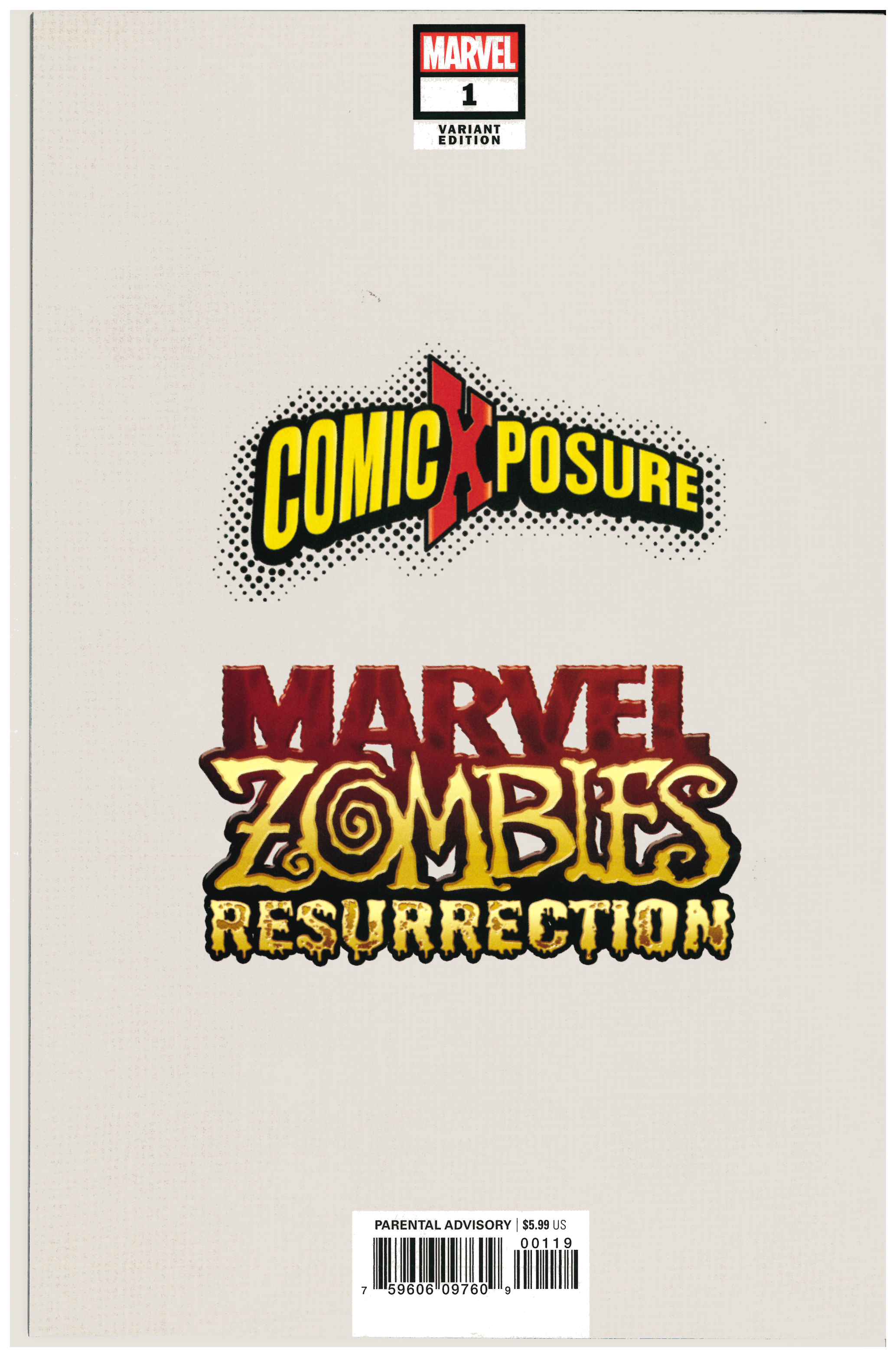 Marvel Zombies: Resurrection #1 backside