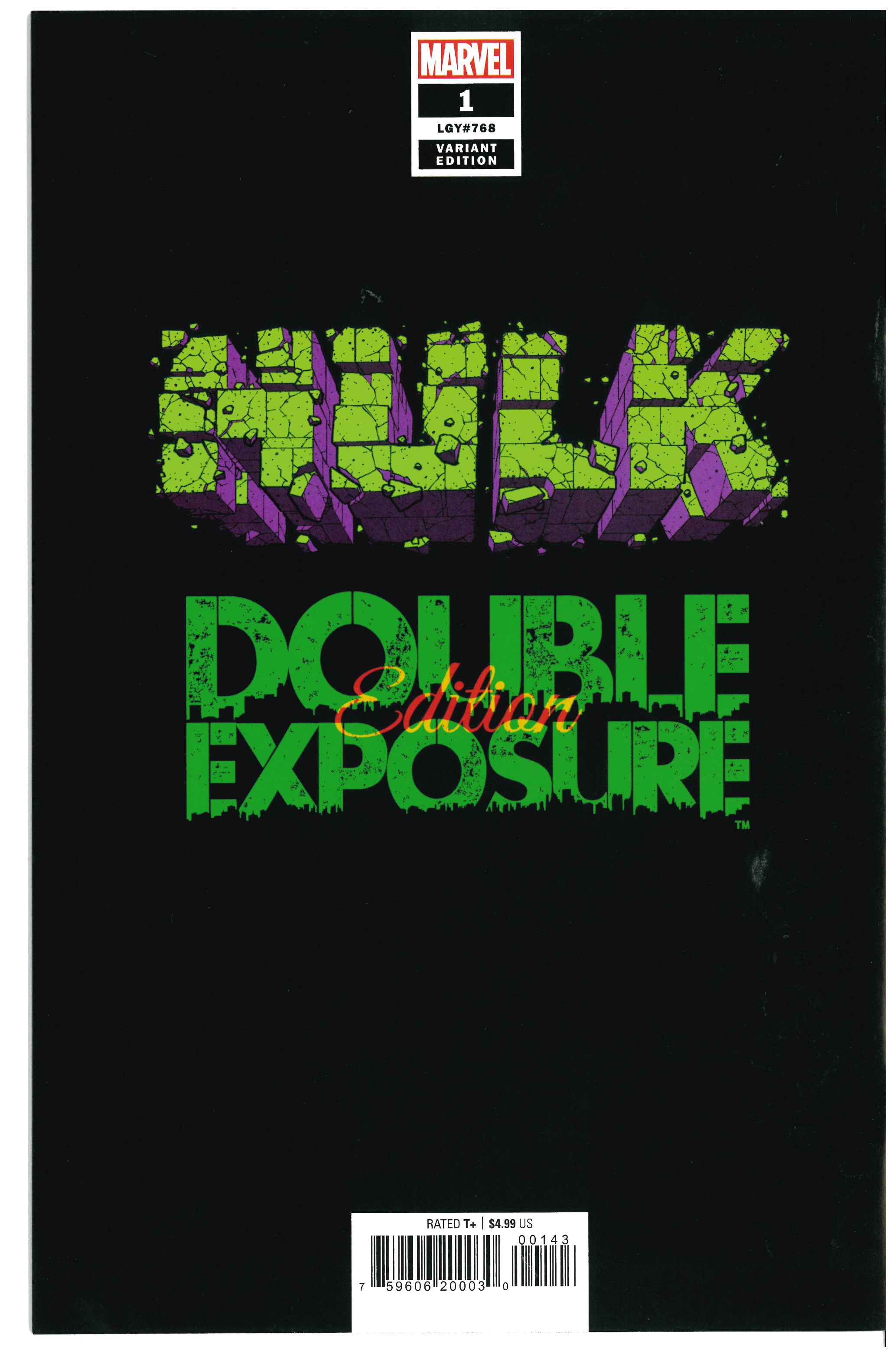 Hulk #1 backside