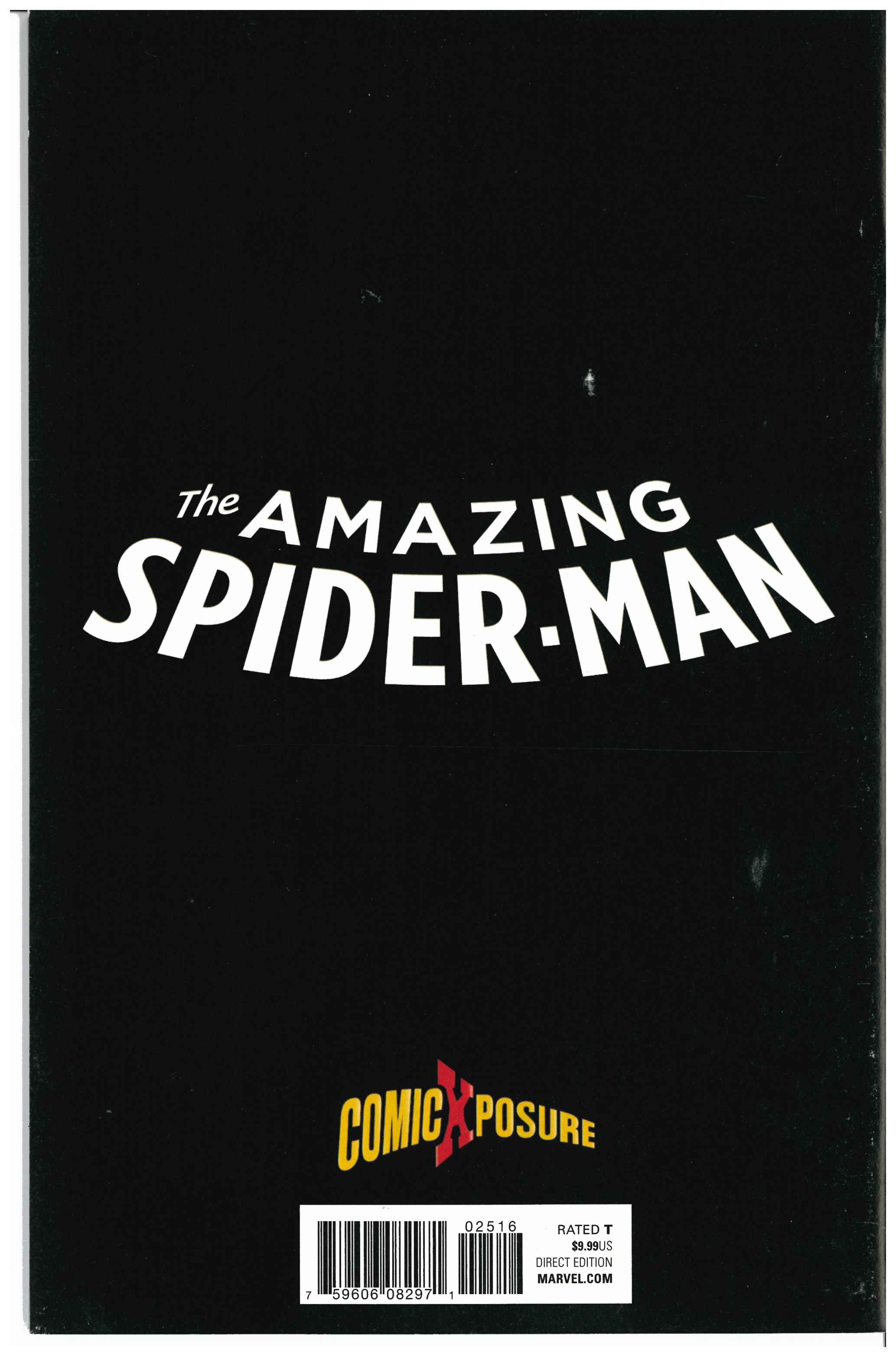 Amazing Spider-Man #25 backside