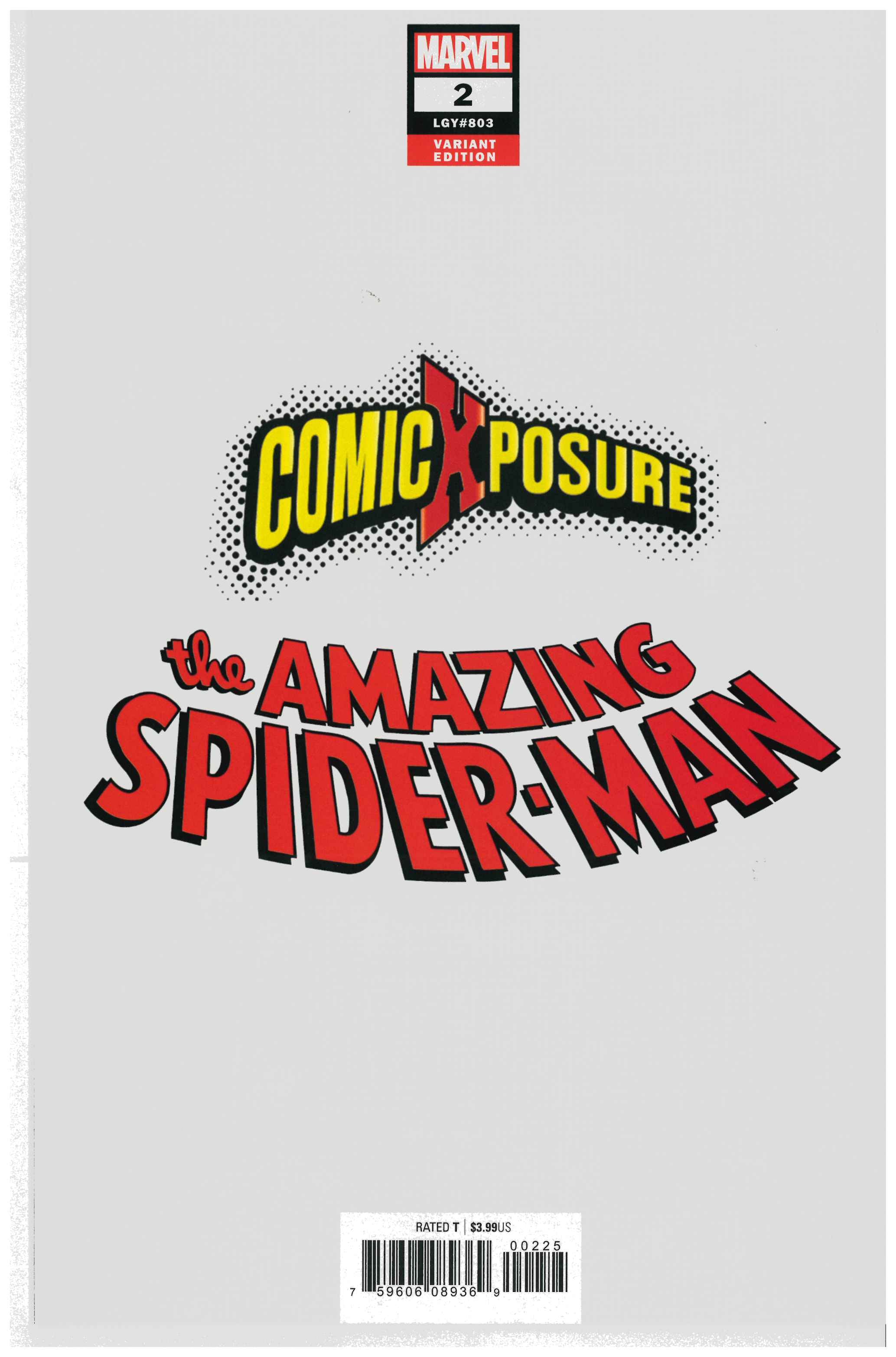 Amazing Spider-Man #2 backside