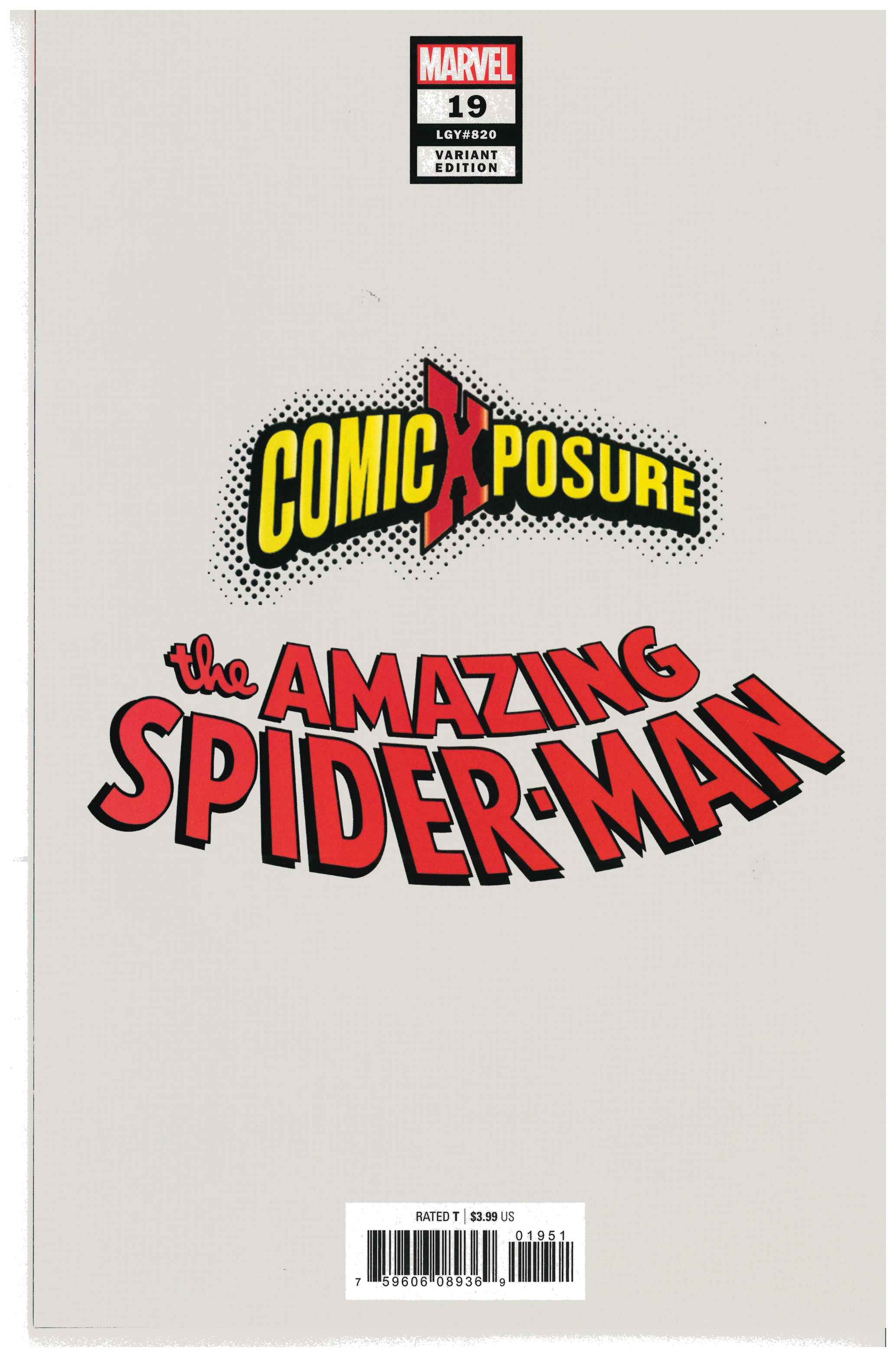 Amazing Spider-Man #19 backside