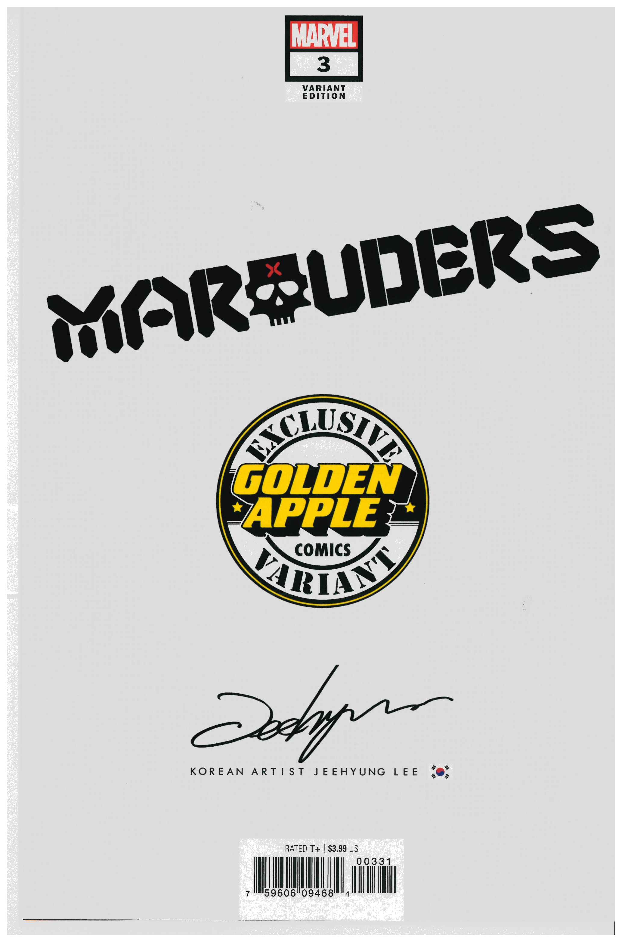 Marauders #3 backside