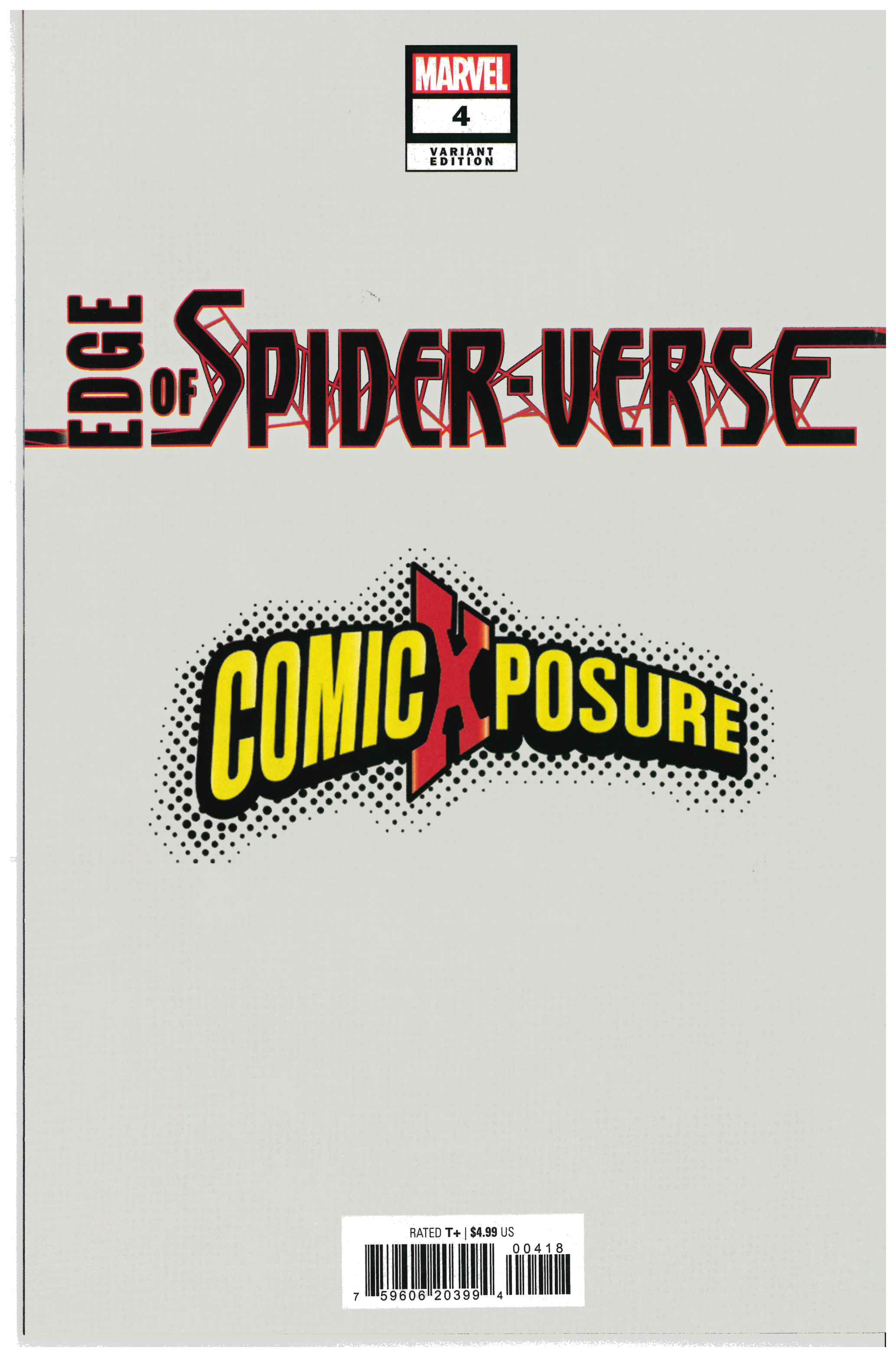 Edge of Spider-Verse #4 backside