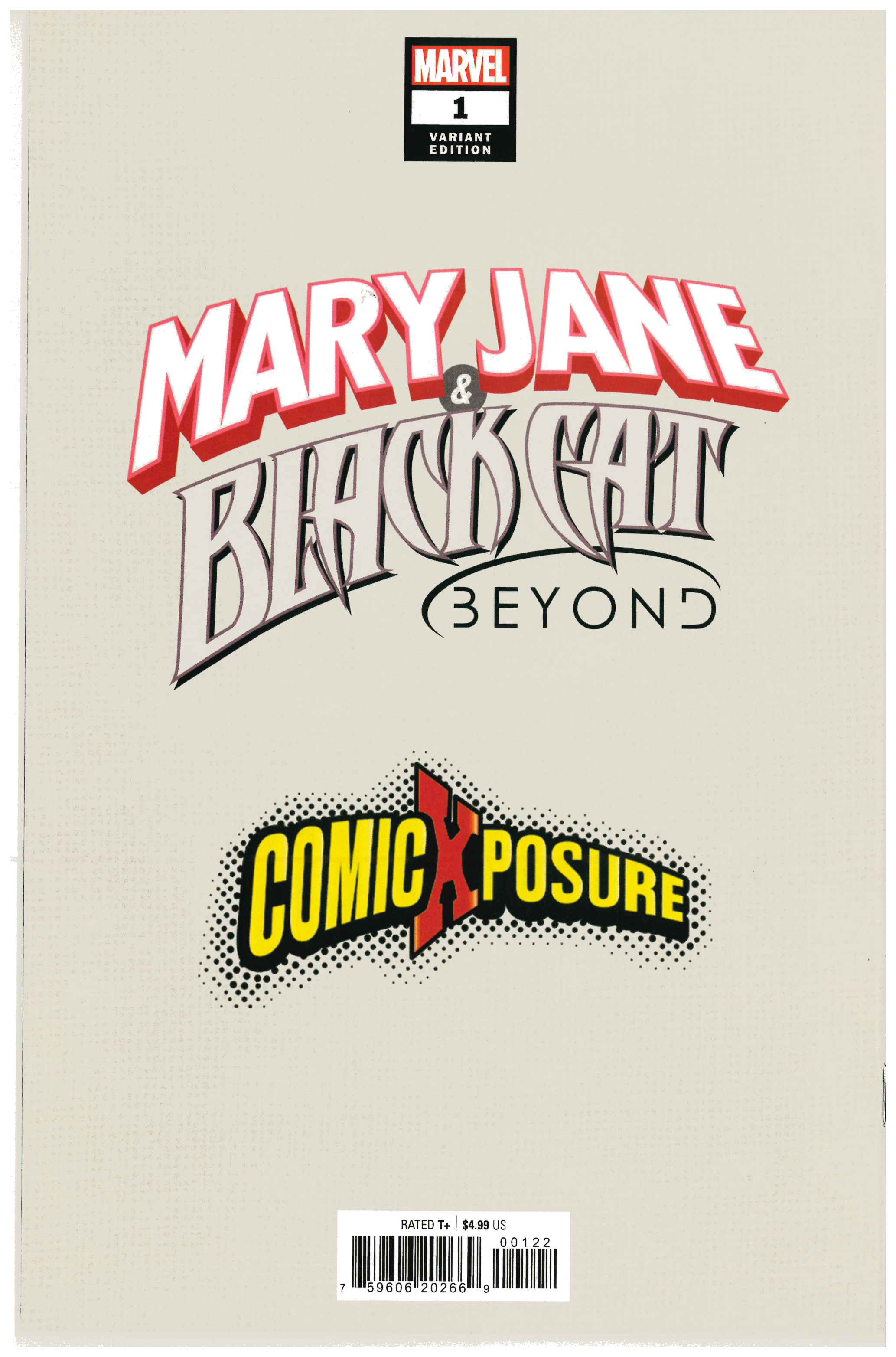 Mary Jane & Black Cat: Beyond #1 backside