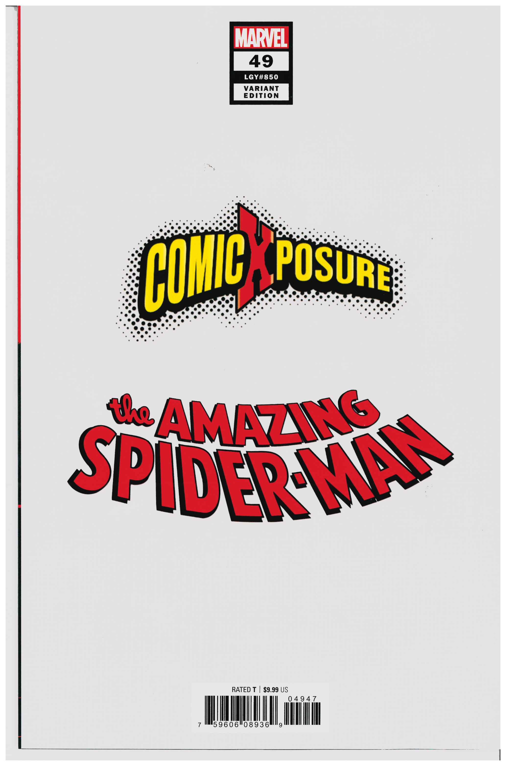 Amazing Spider-Man #49/850 backside