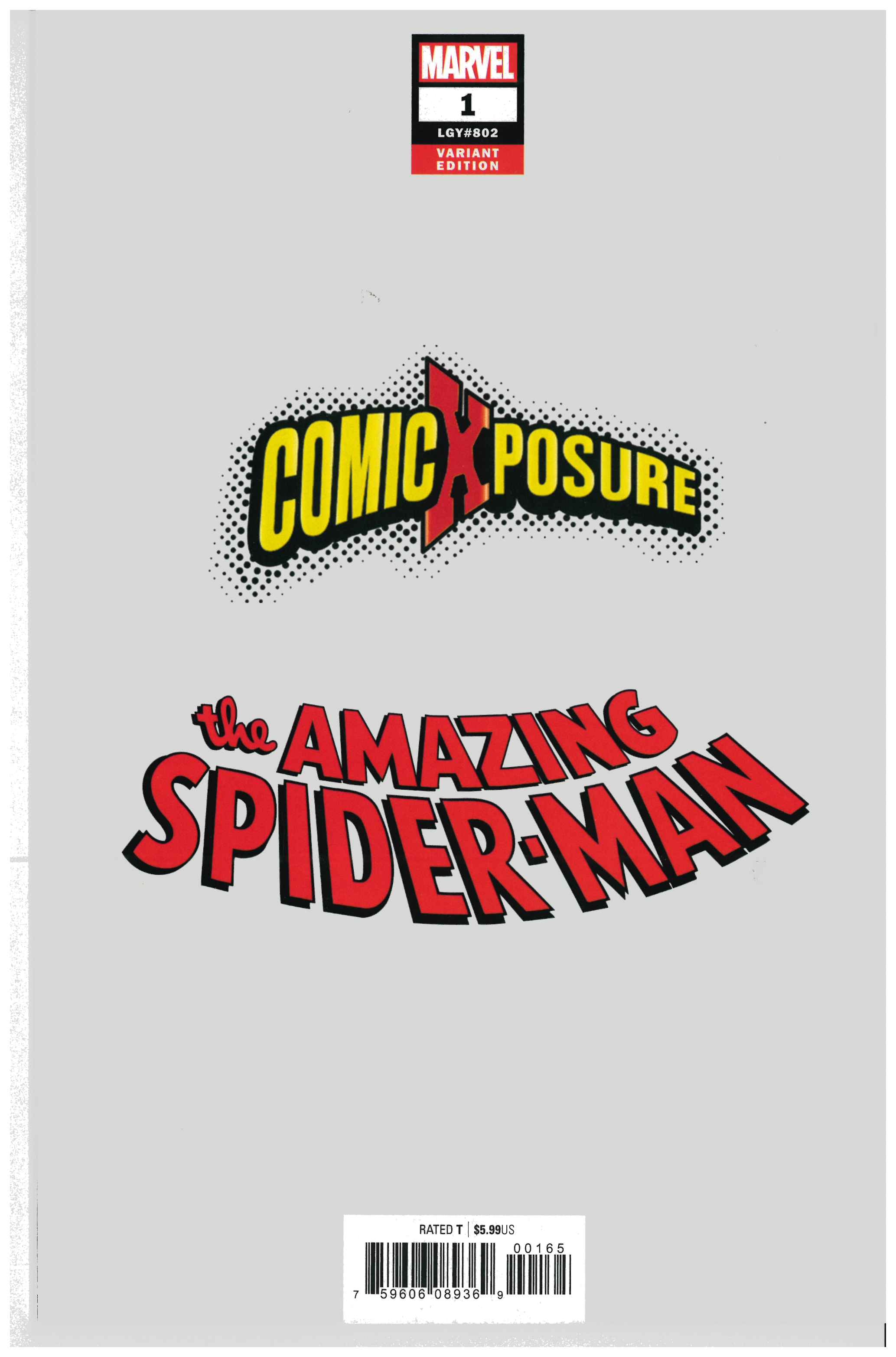 Amazing Spider-Man #1 backside