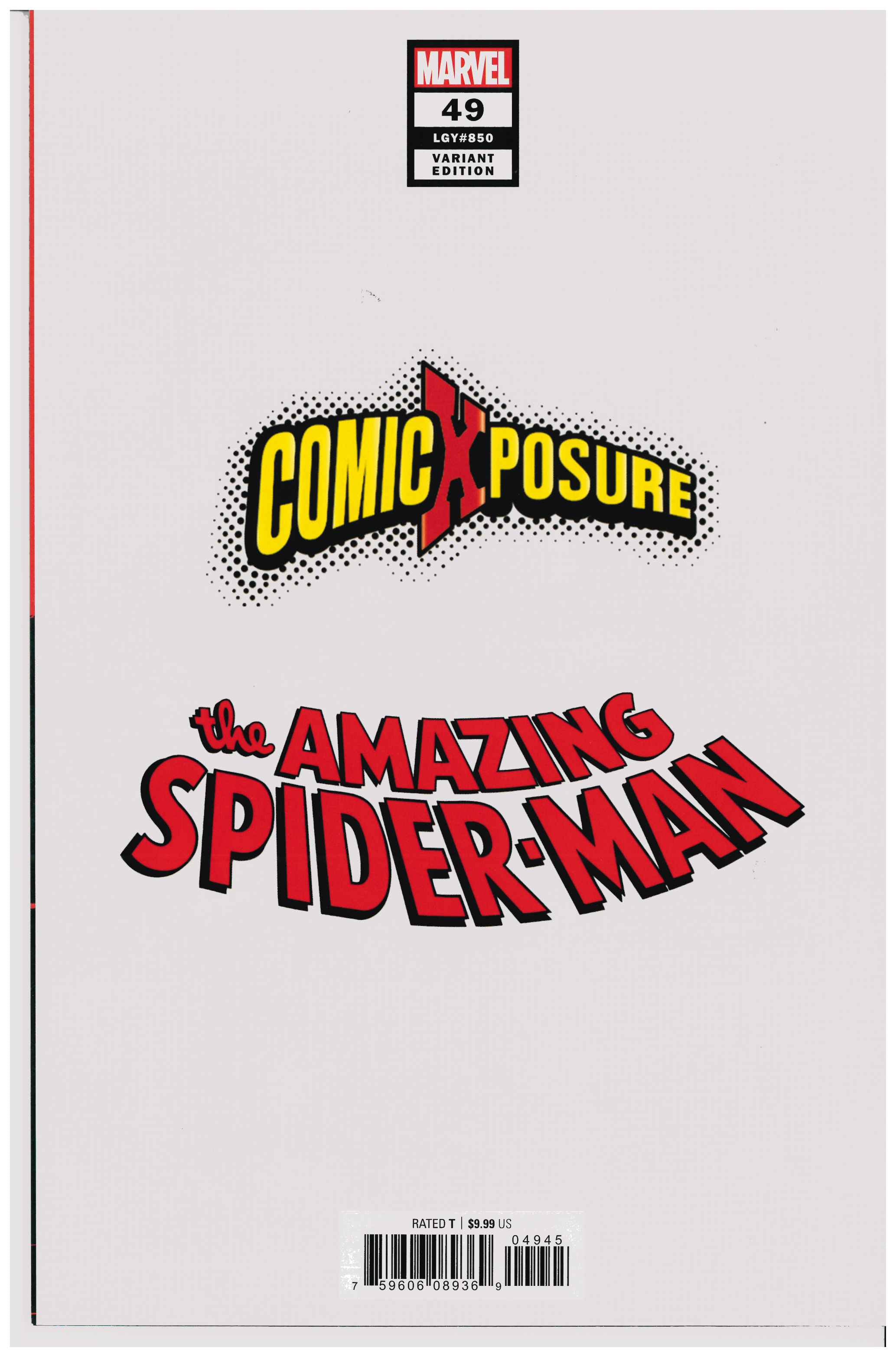 Amazing Spider-Man #48/850 backside