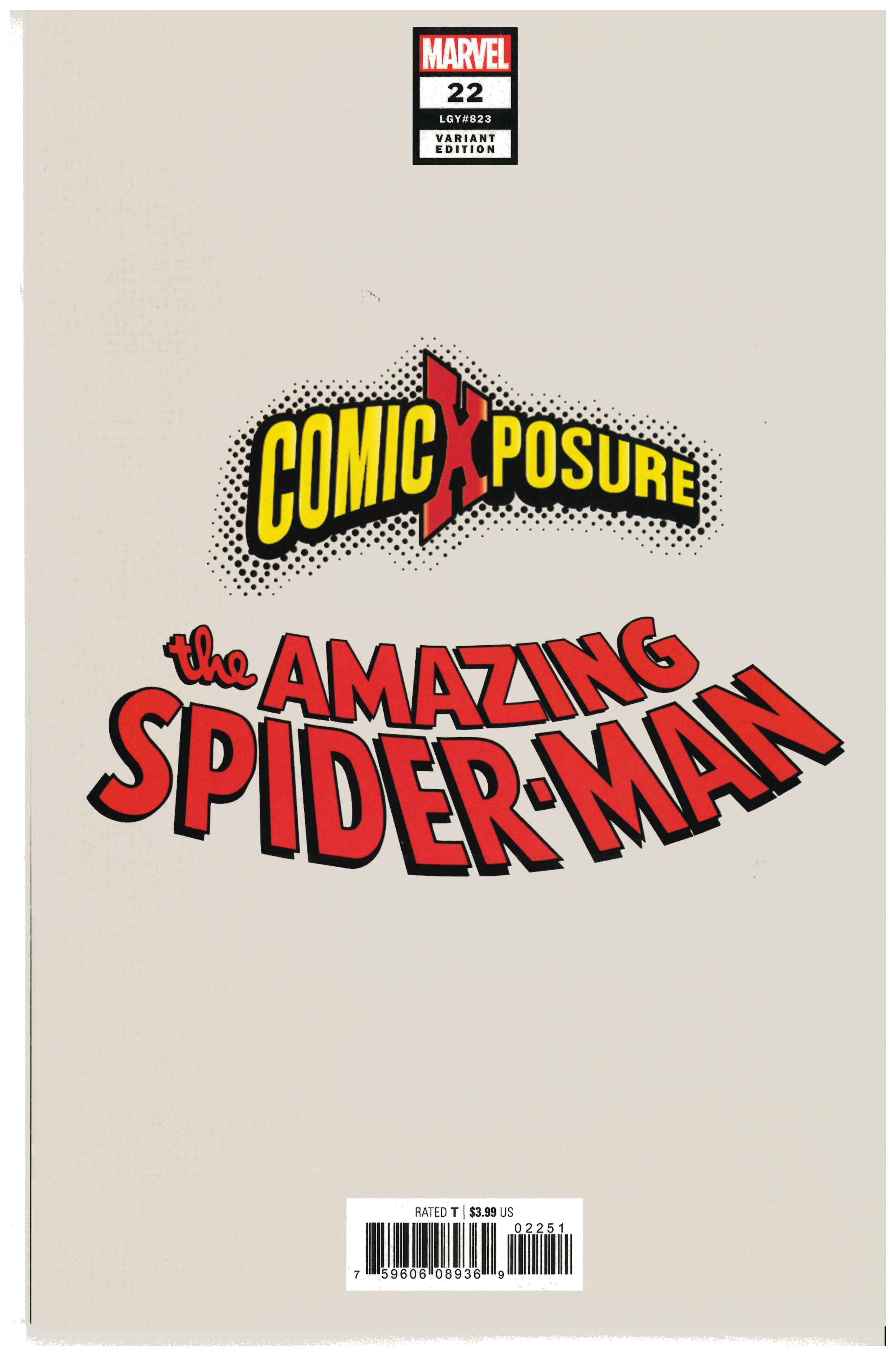 Amazing Spider-Man #22 backside