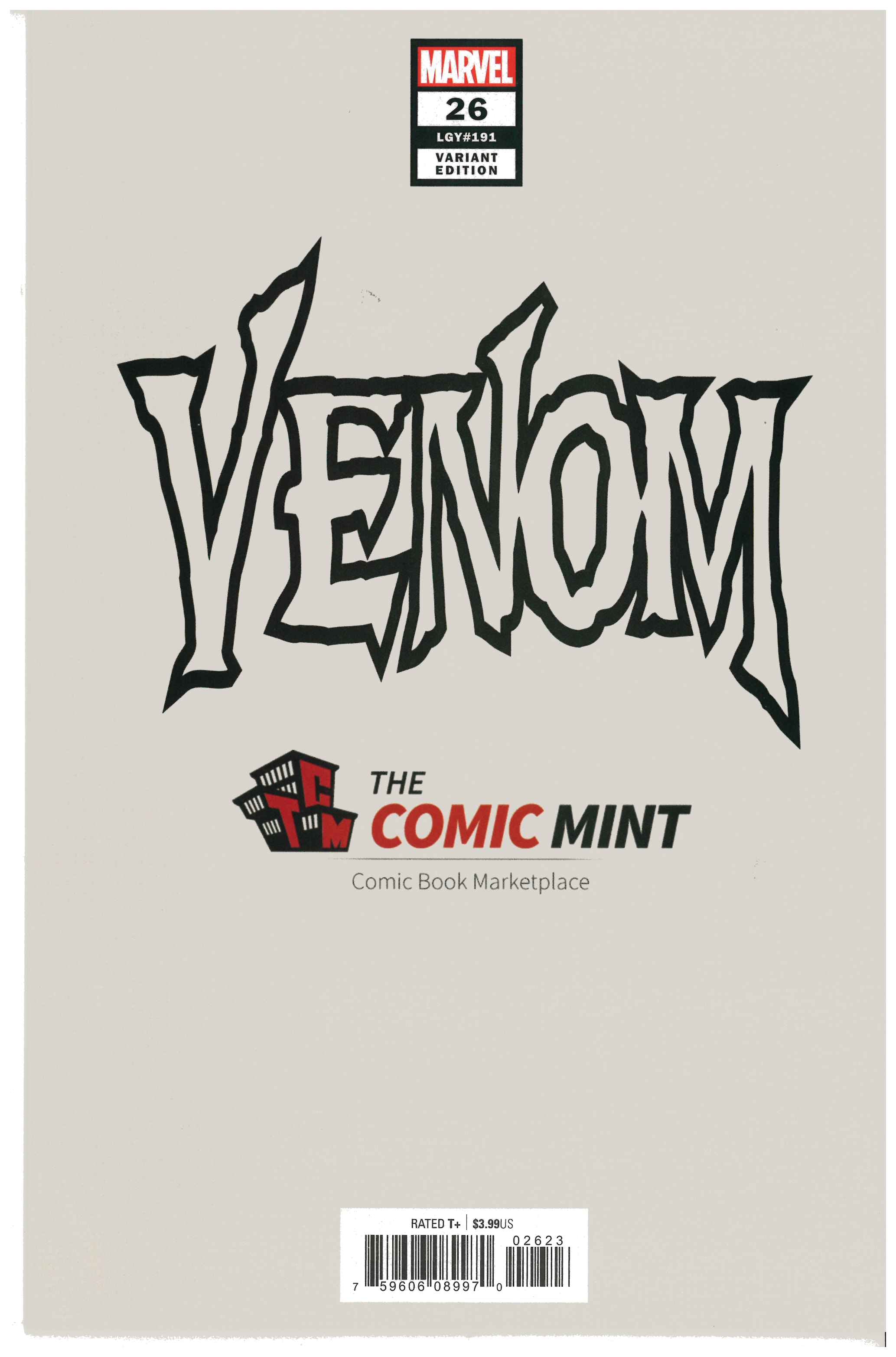 Venom #26 backside