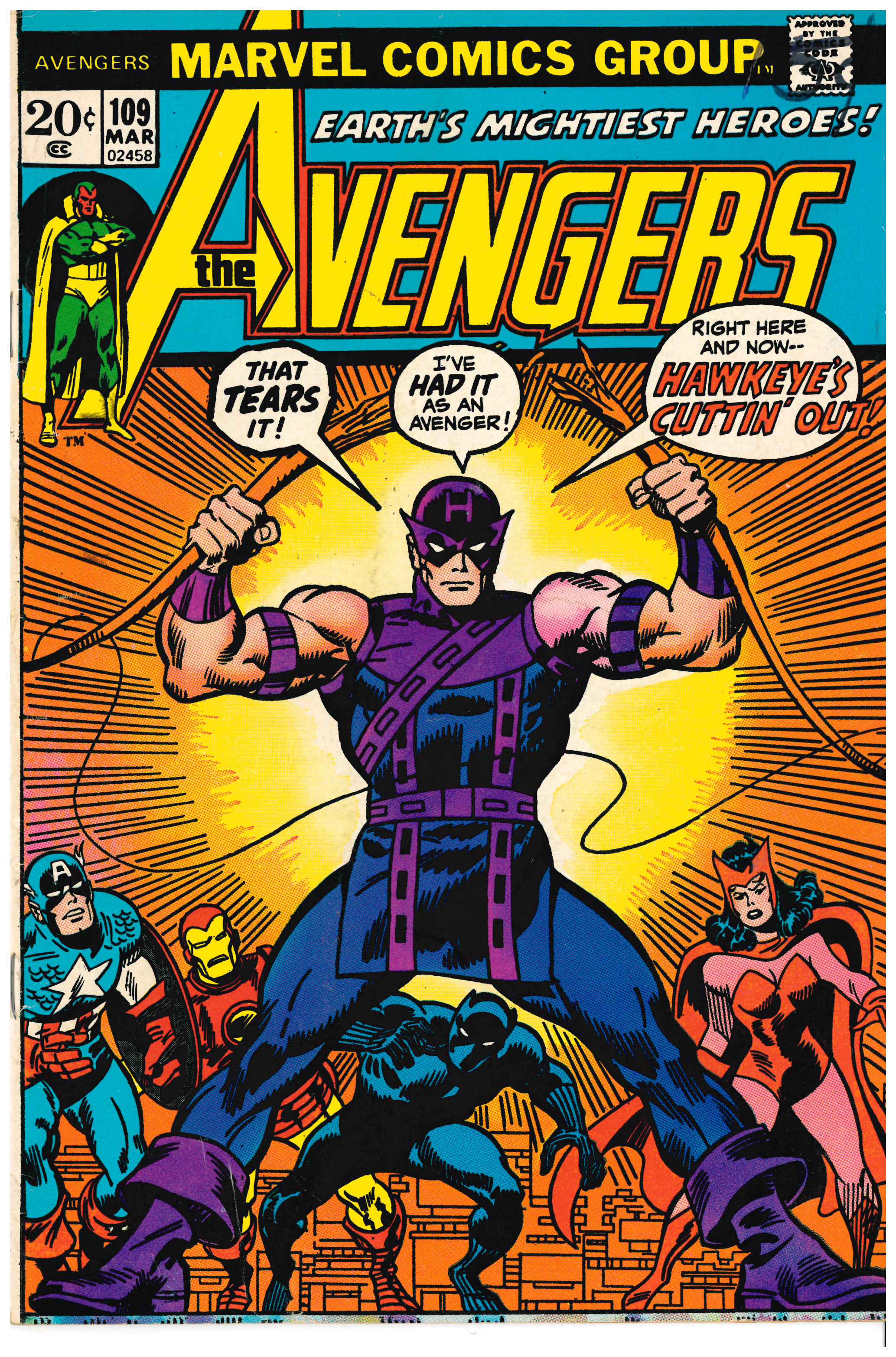 Avengers #109