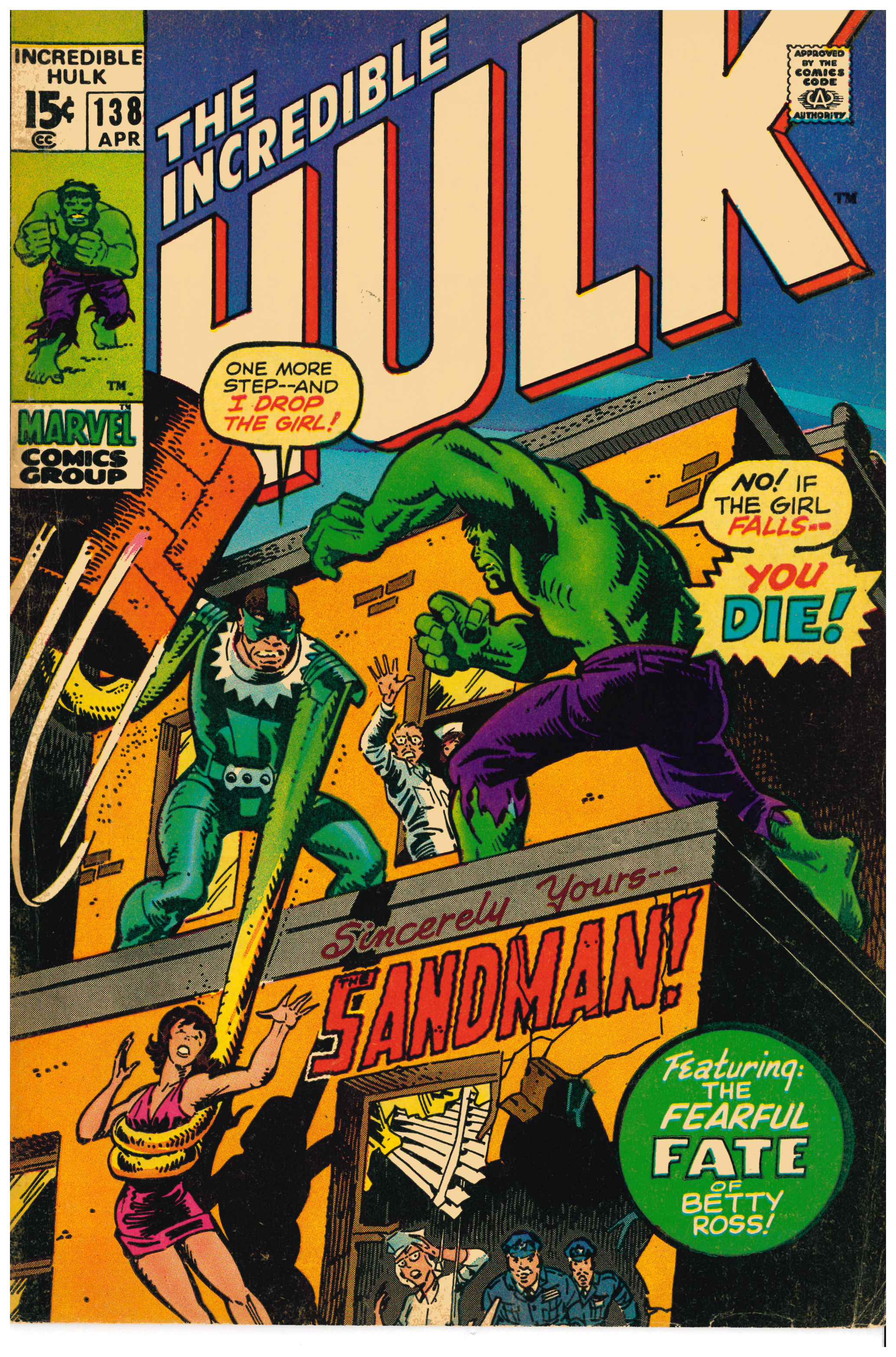 Incredible Hulk #138