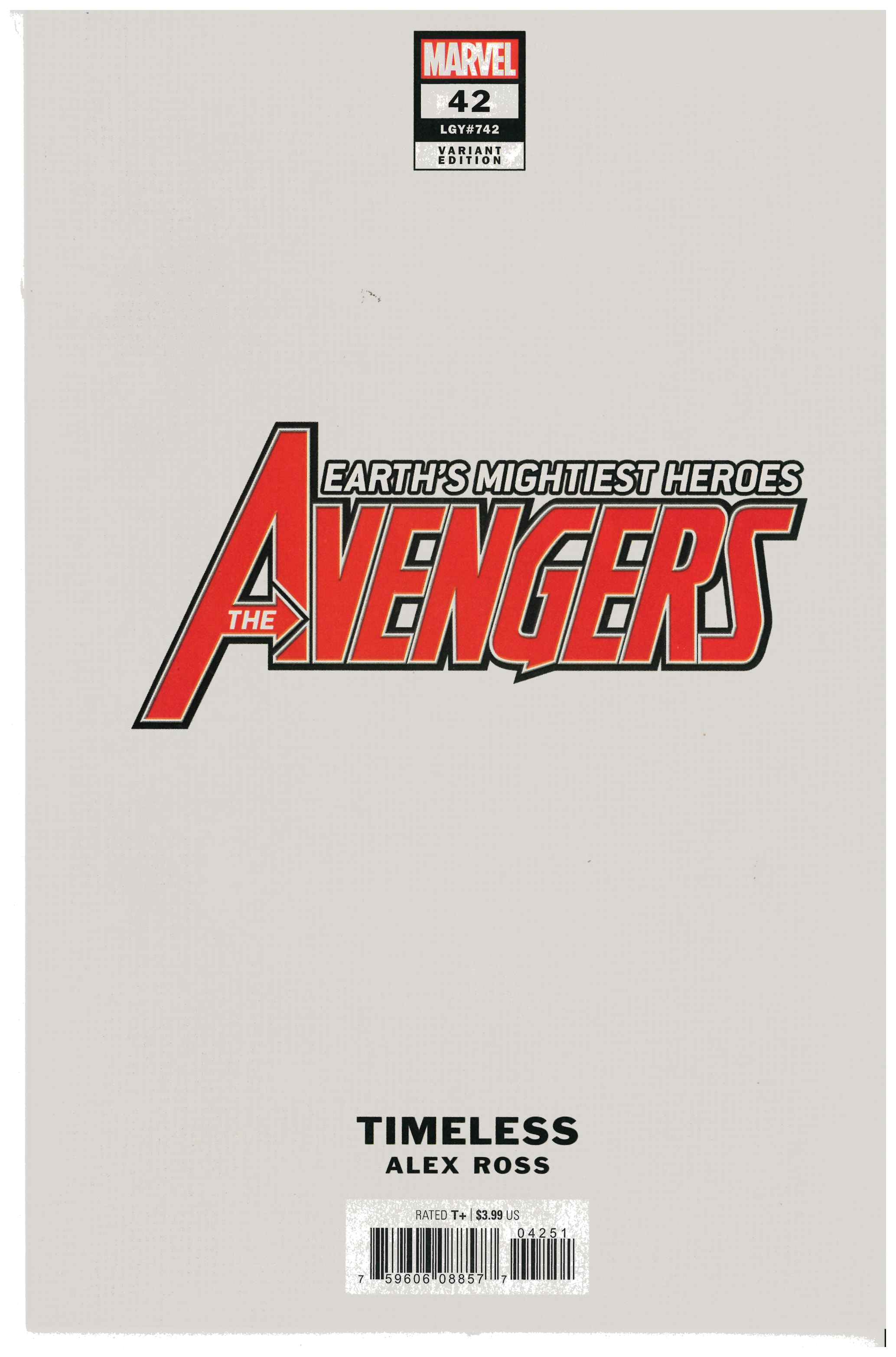 Avengers #42 backside