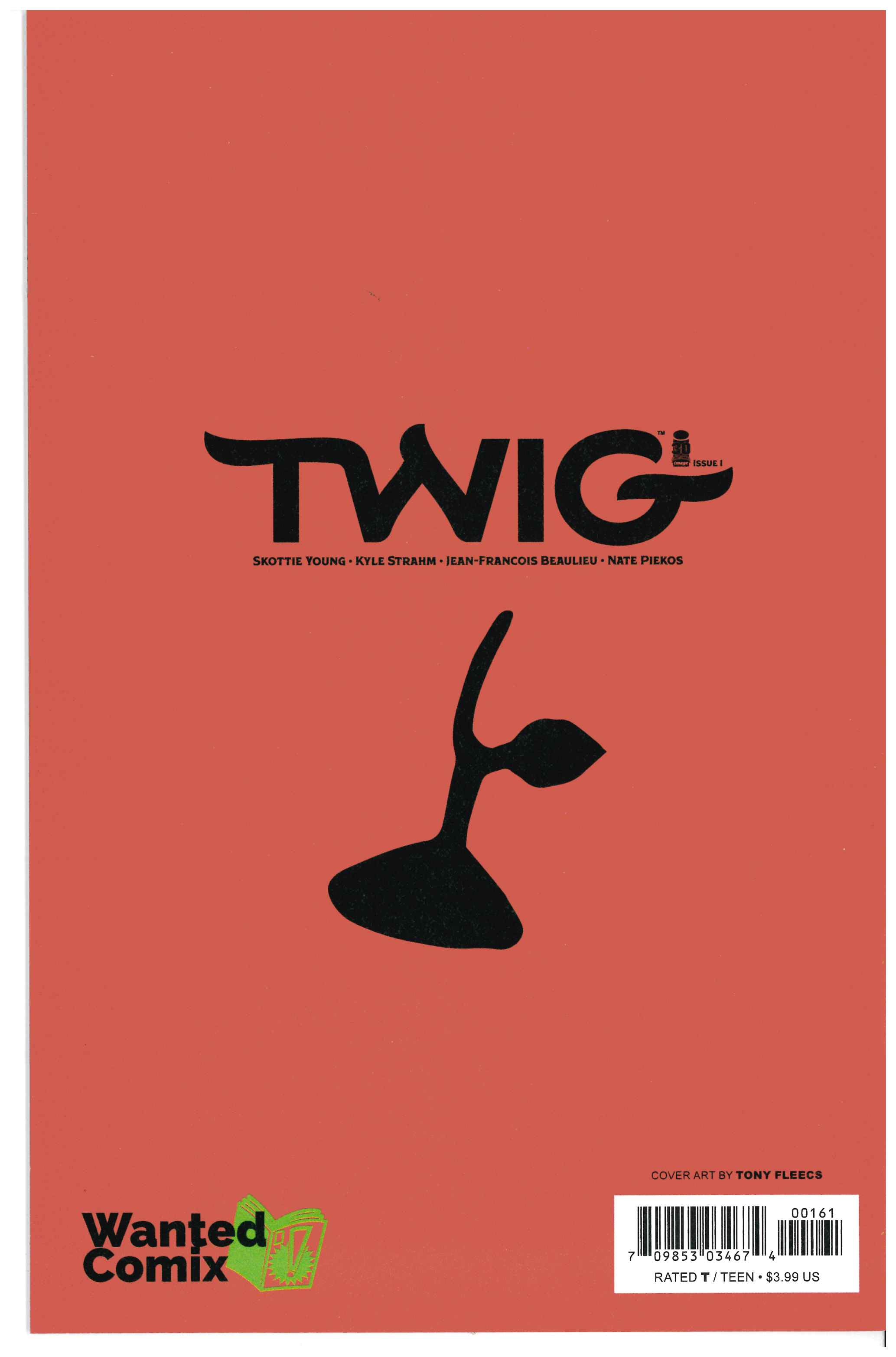 Twig #1 | Signed by Tony Fleecs backside