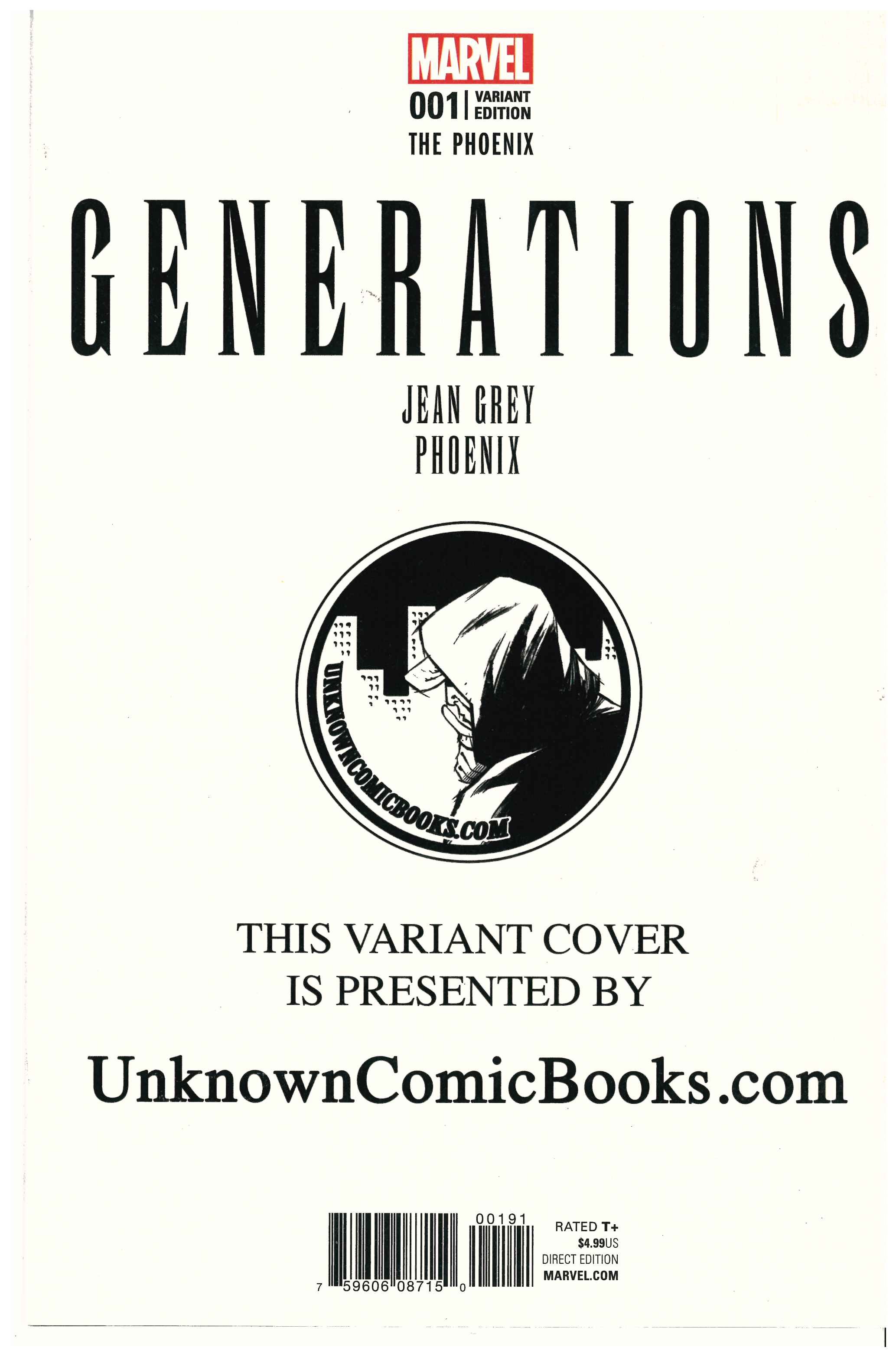 Generations: Phoenix & Jean Grey #1 backside