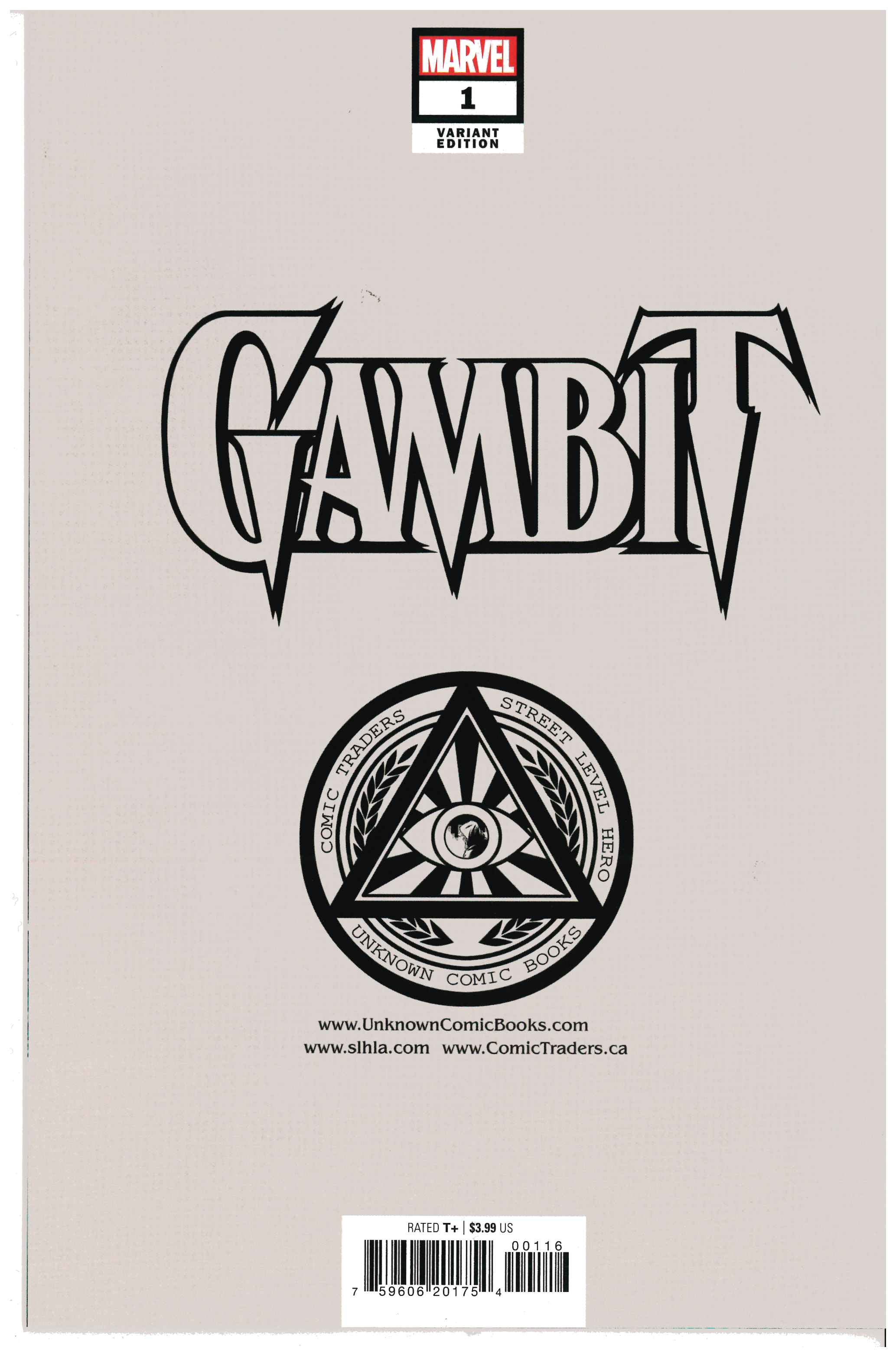 Gambit #1 backside