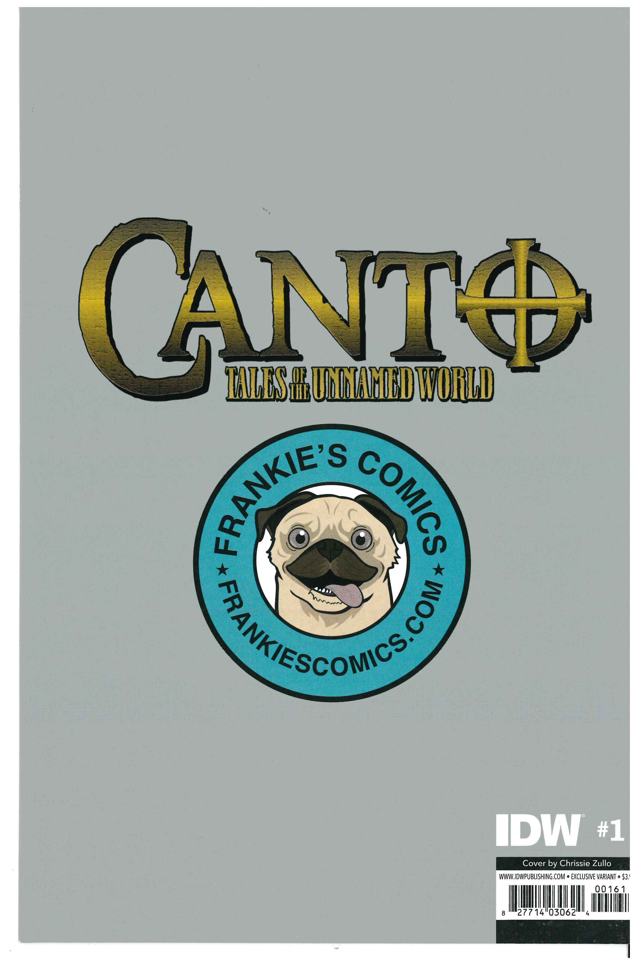 Canto: Tales of The Unnamed World #1 backside