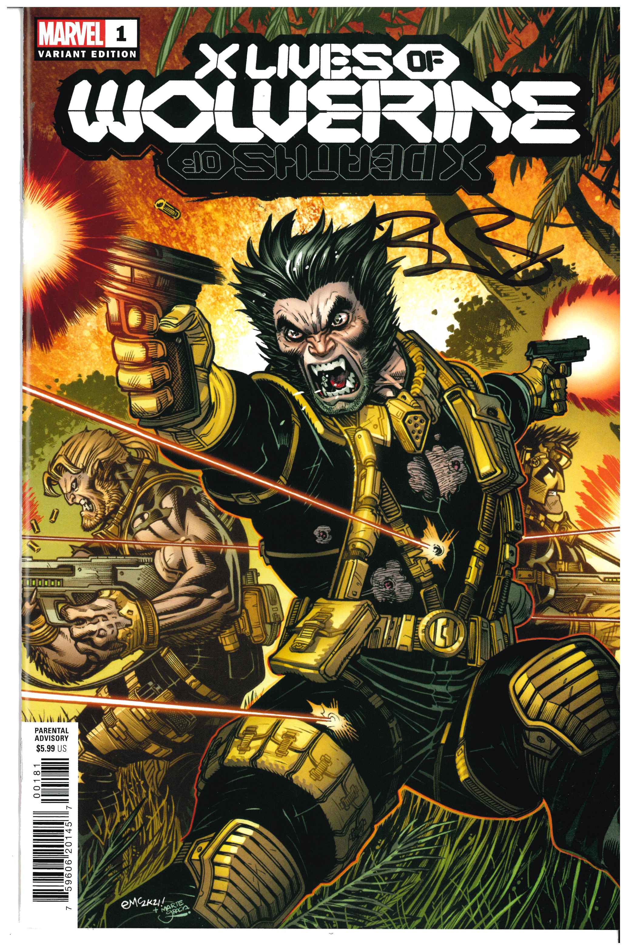 X Lives of Wolverine #1 | Signed by Benjamin Percy