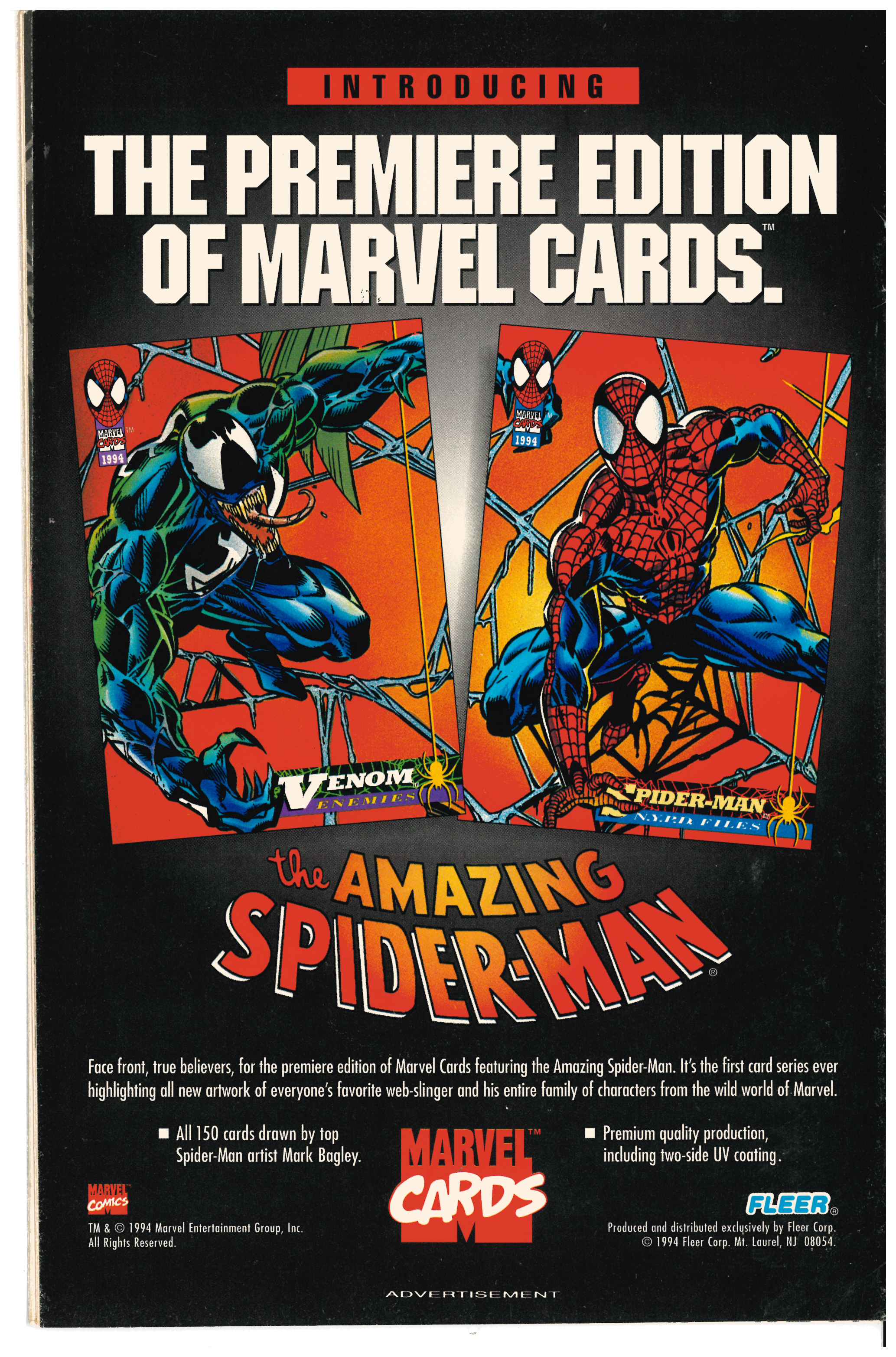 Amazing Spider-Man #389 backside