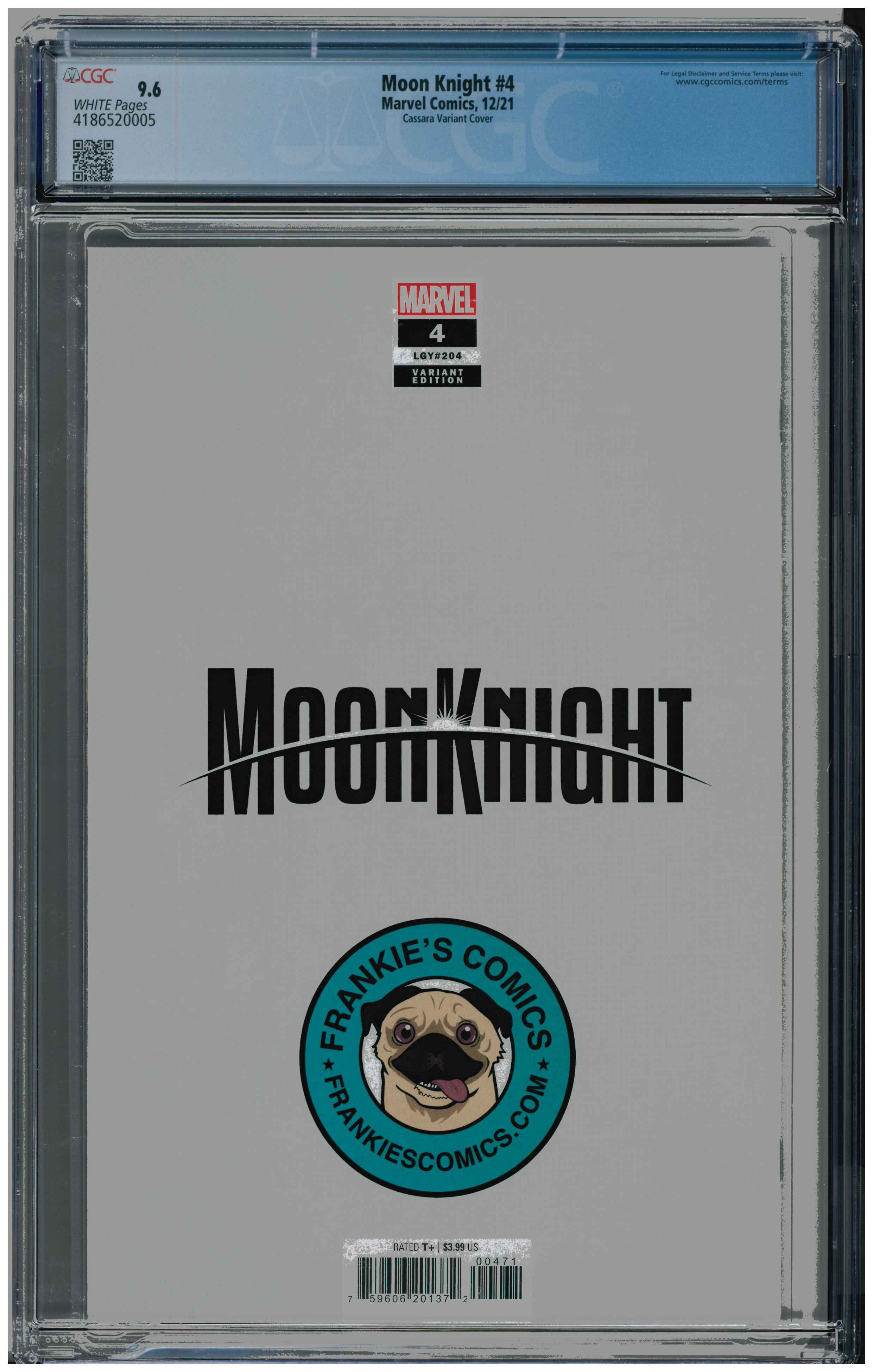 Moon Knight #4 backside