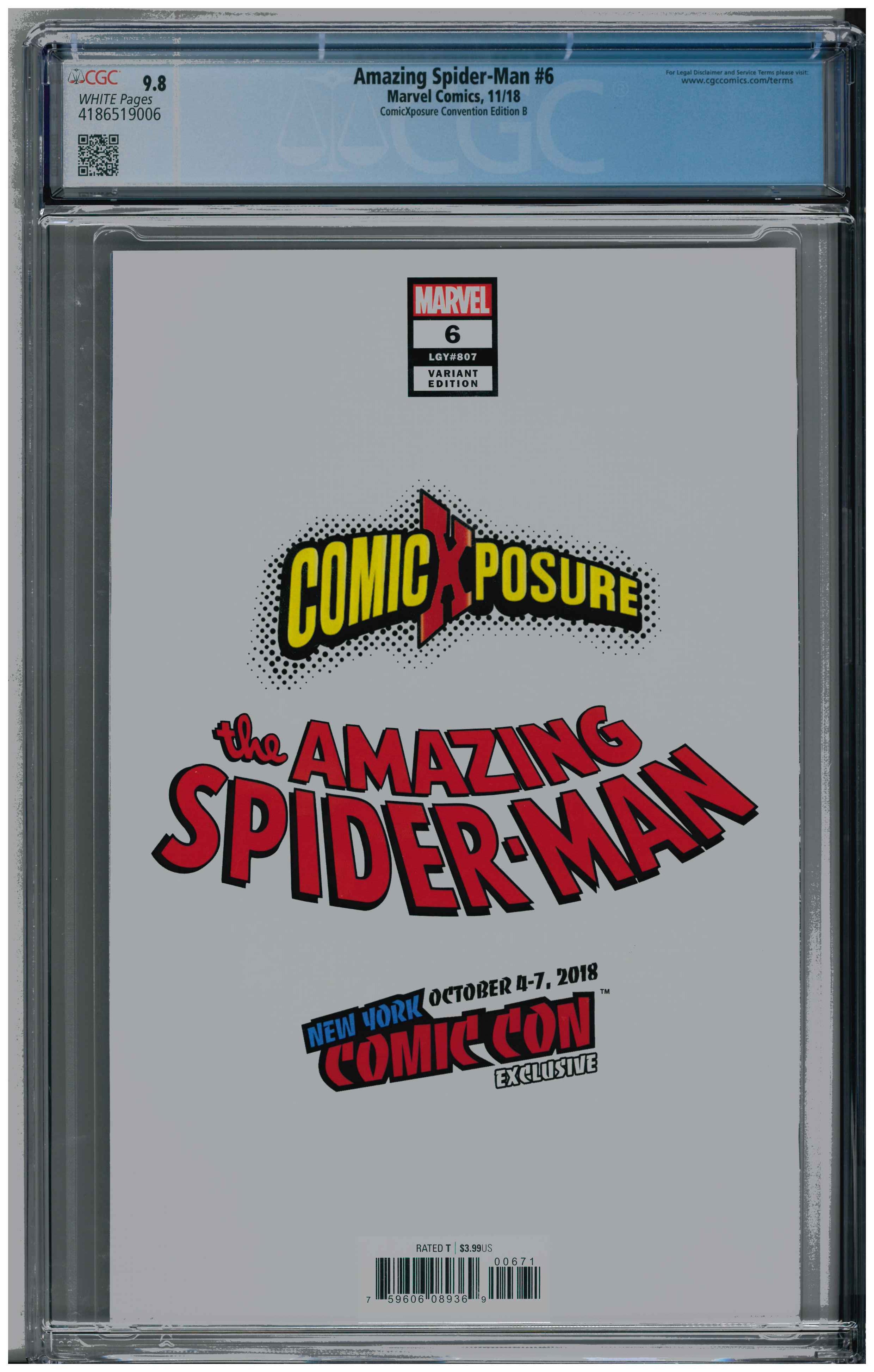 Amazing Spider-Man #6 backside