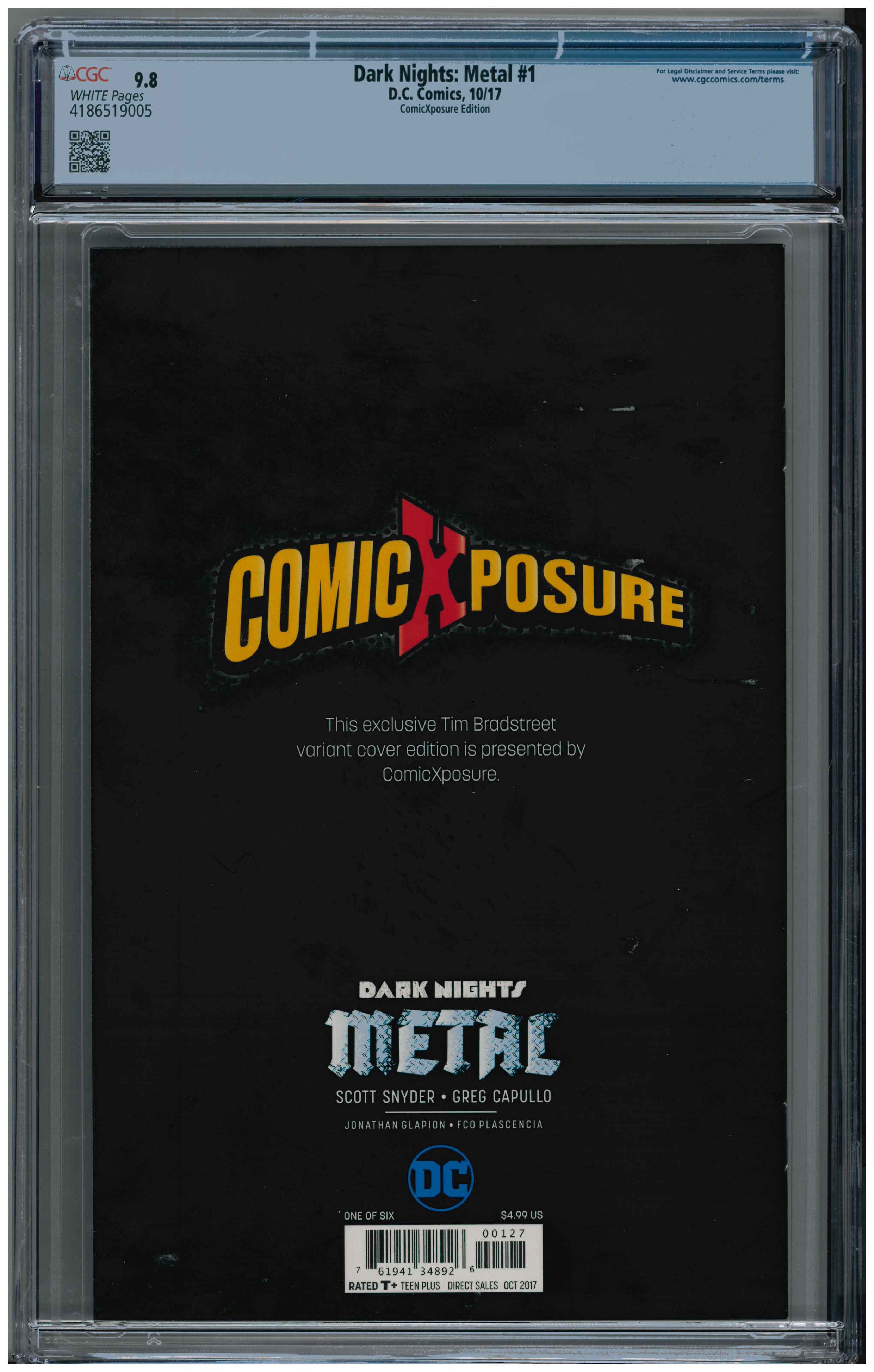 Dark Nights: Metal #1 backside