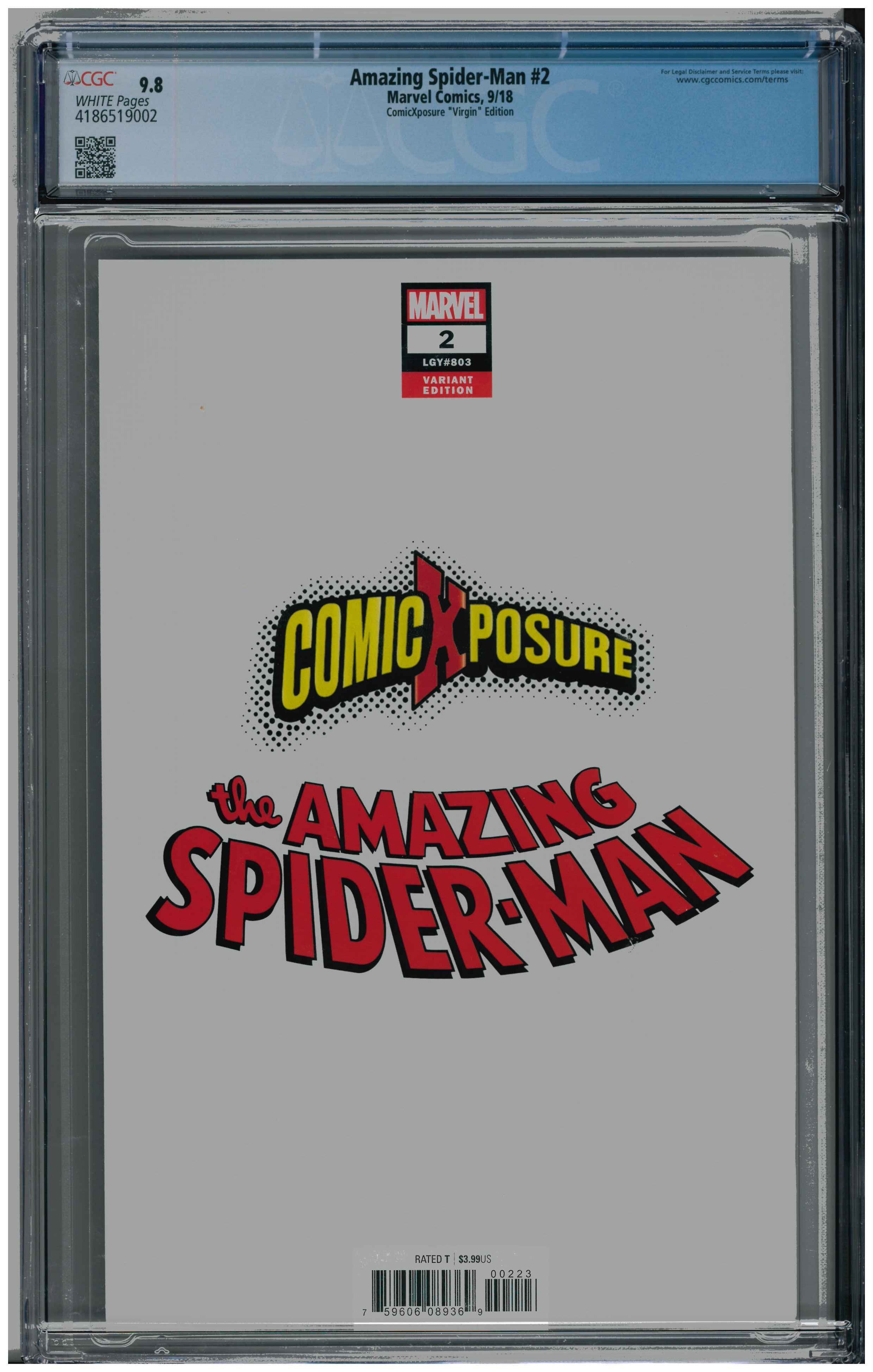 Amazing Spider-Man #2 backside