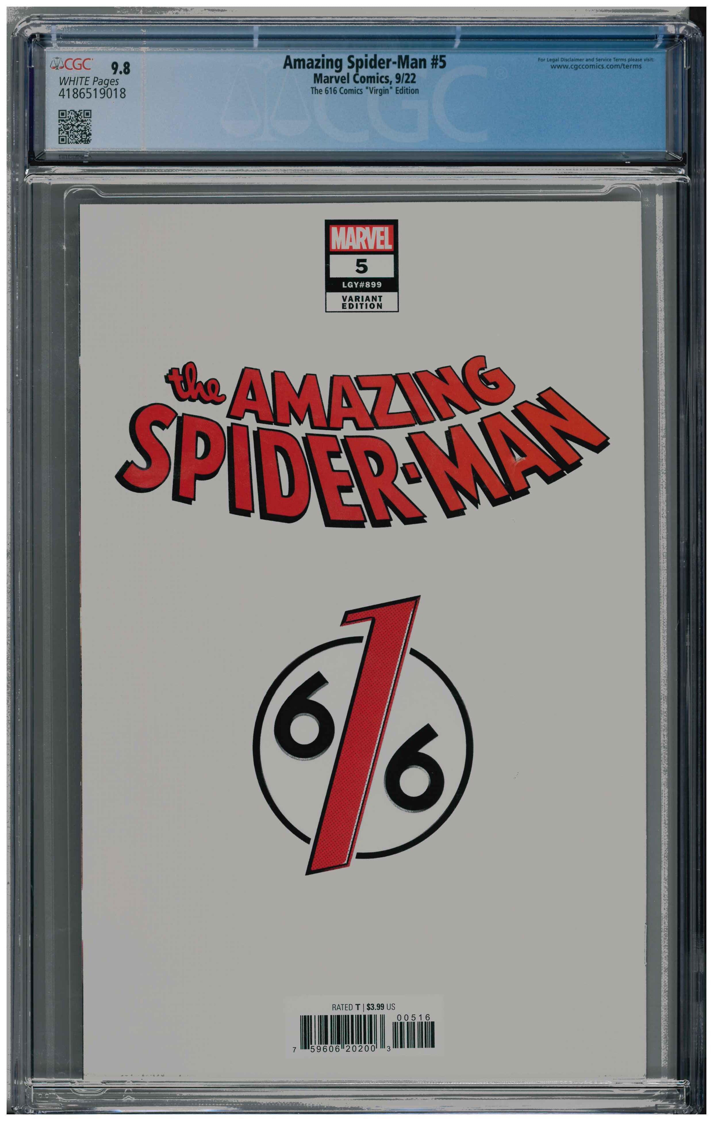 Amazing Spider-Man #5 backside