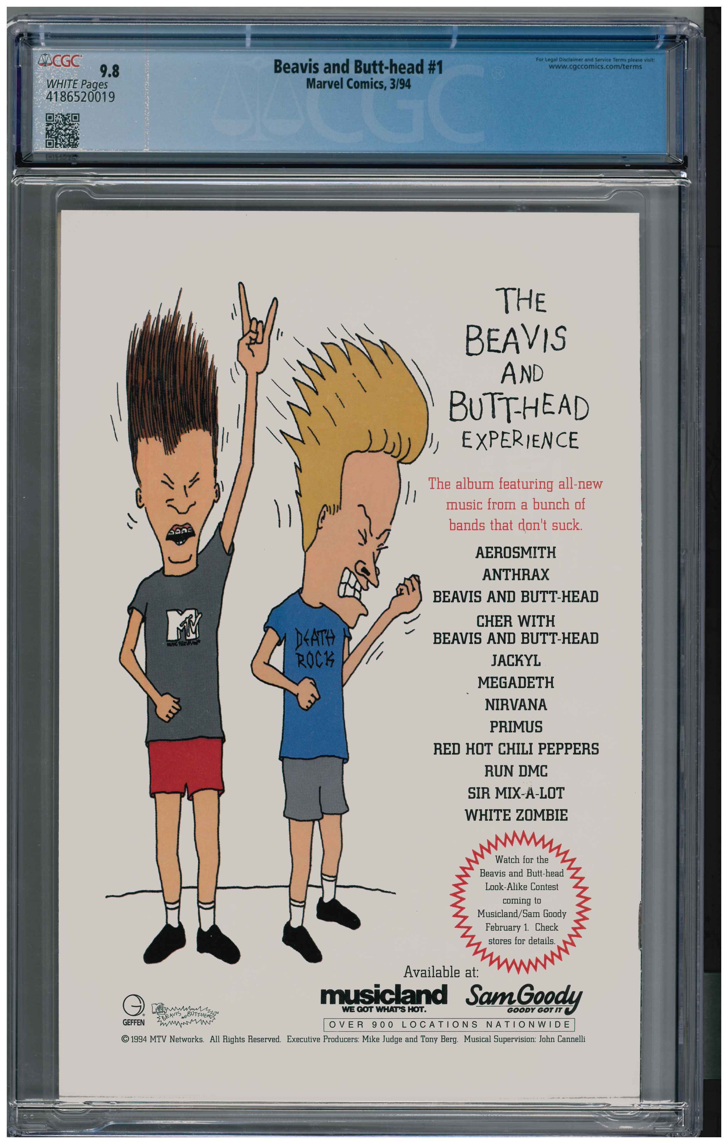 Beavis and Butt-head #1 backside