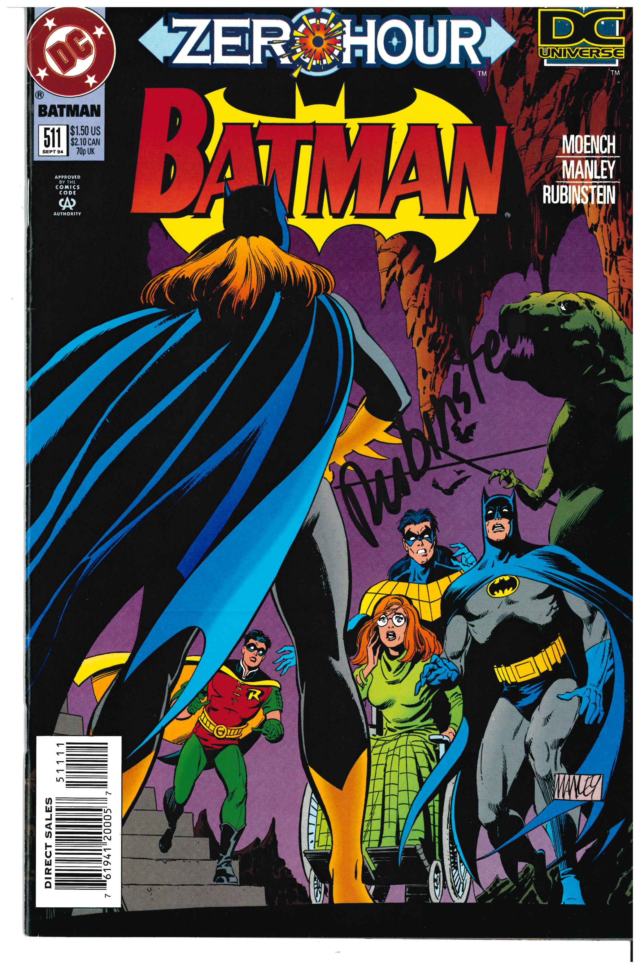 Batman #511 | Signed by Joe Rubinstein