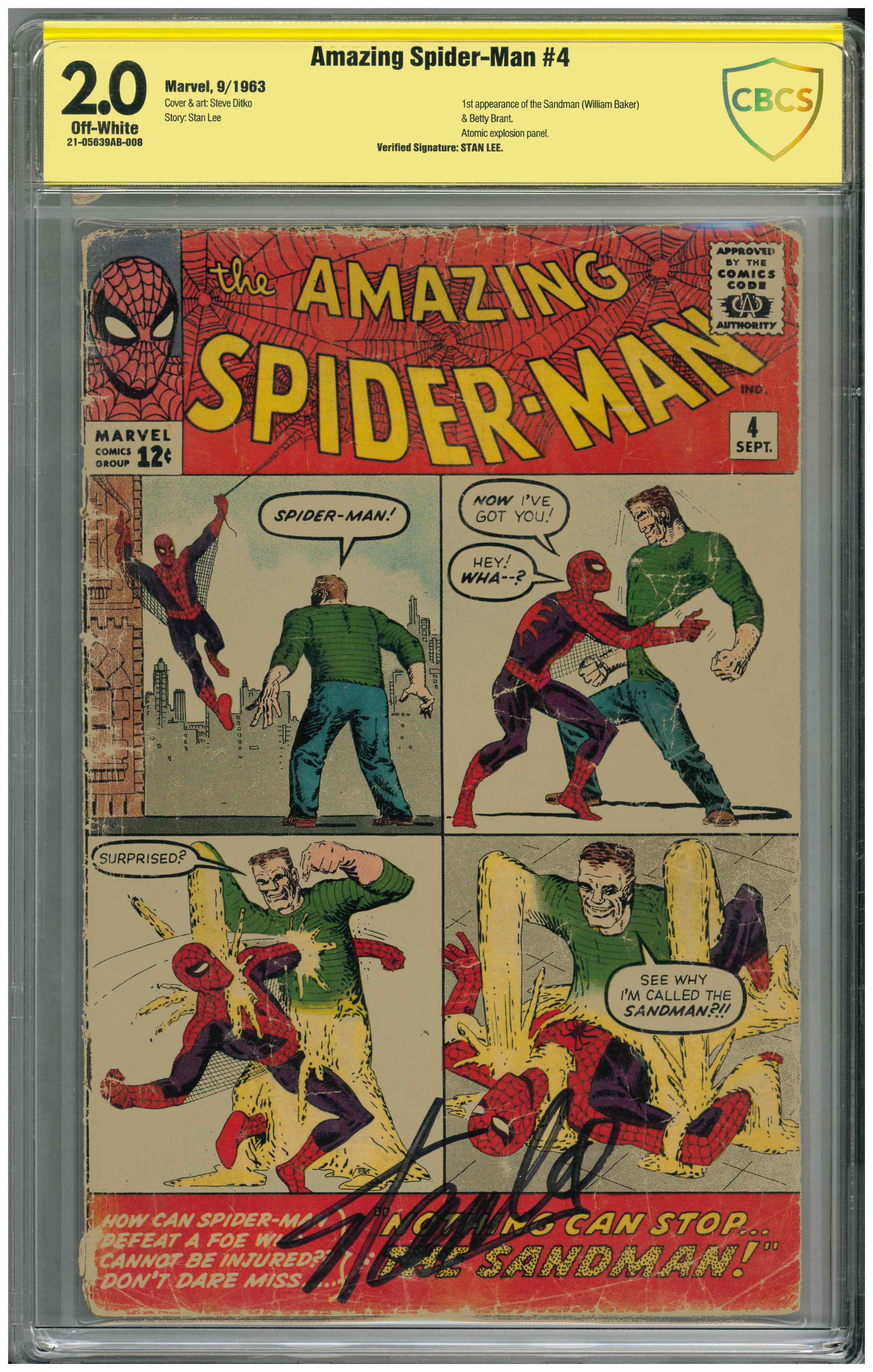 Amazing Spider-Man #4 | Signed by Stan Lee