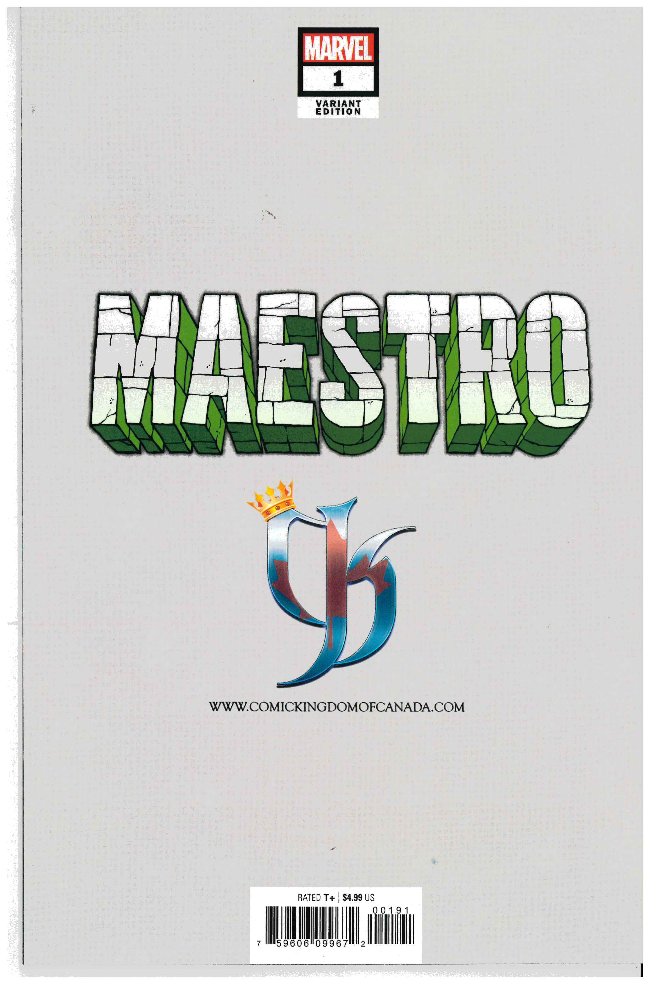 Maestro #1 backside