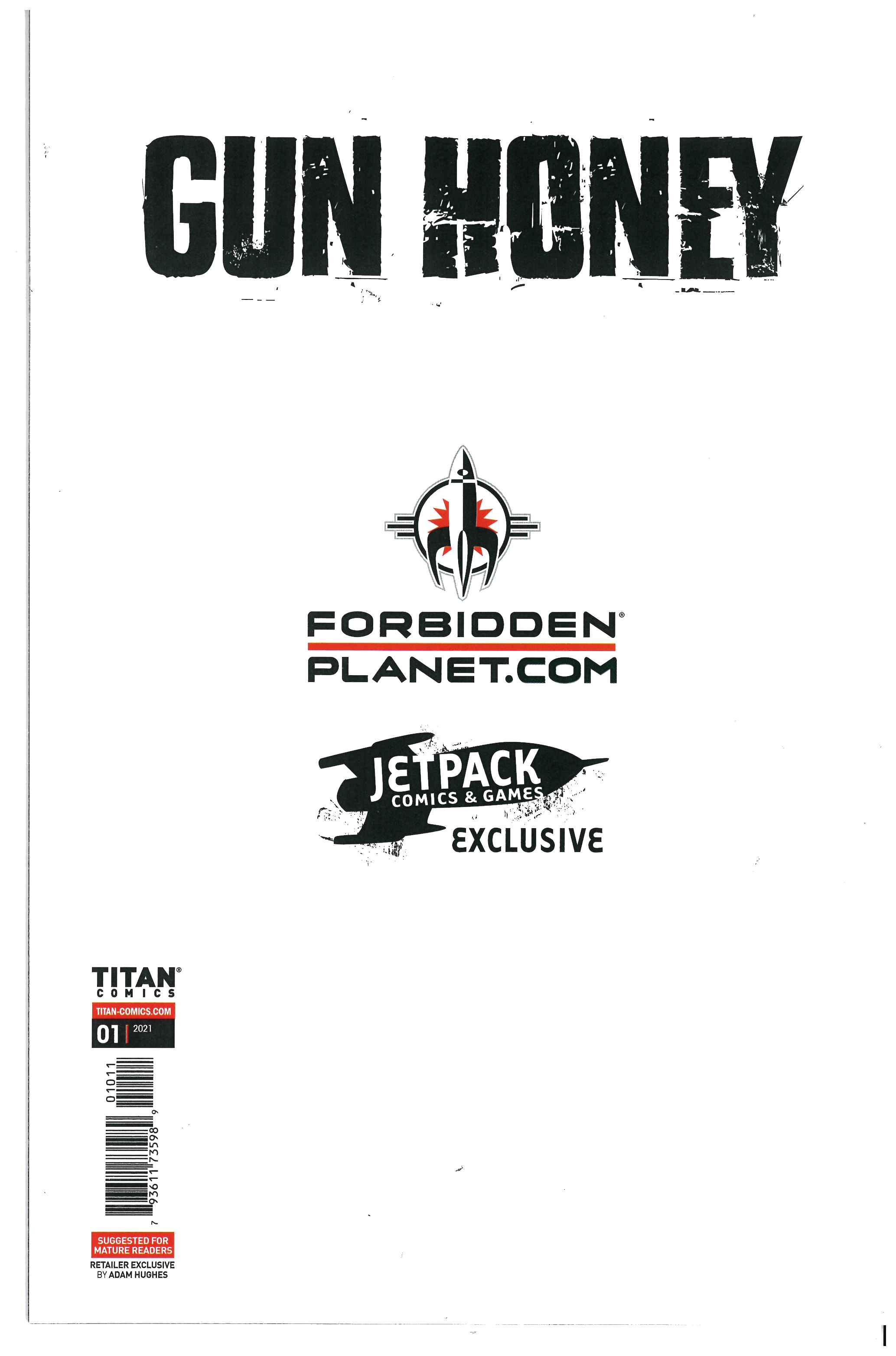 Gun Honey #1 backside