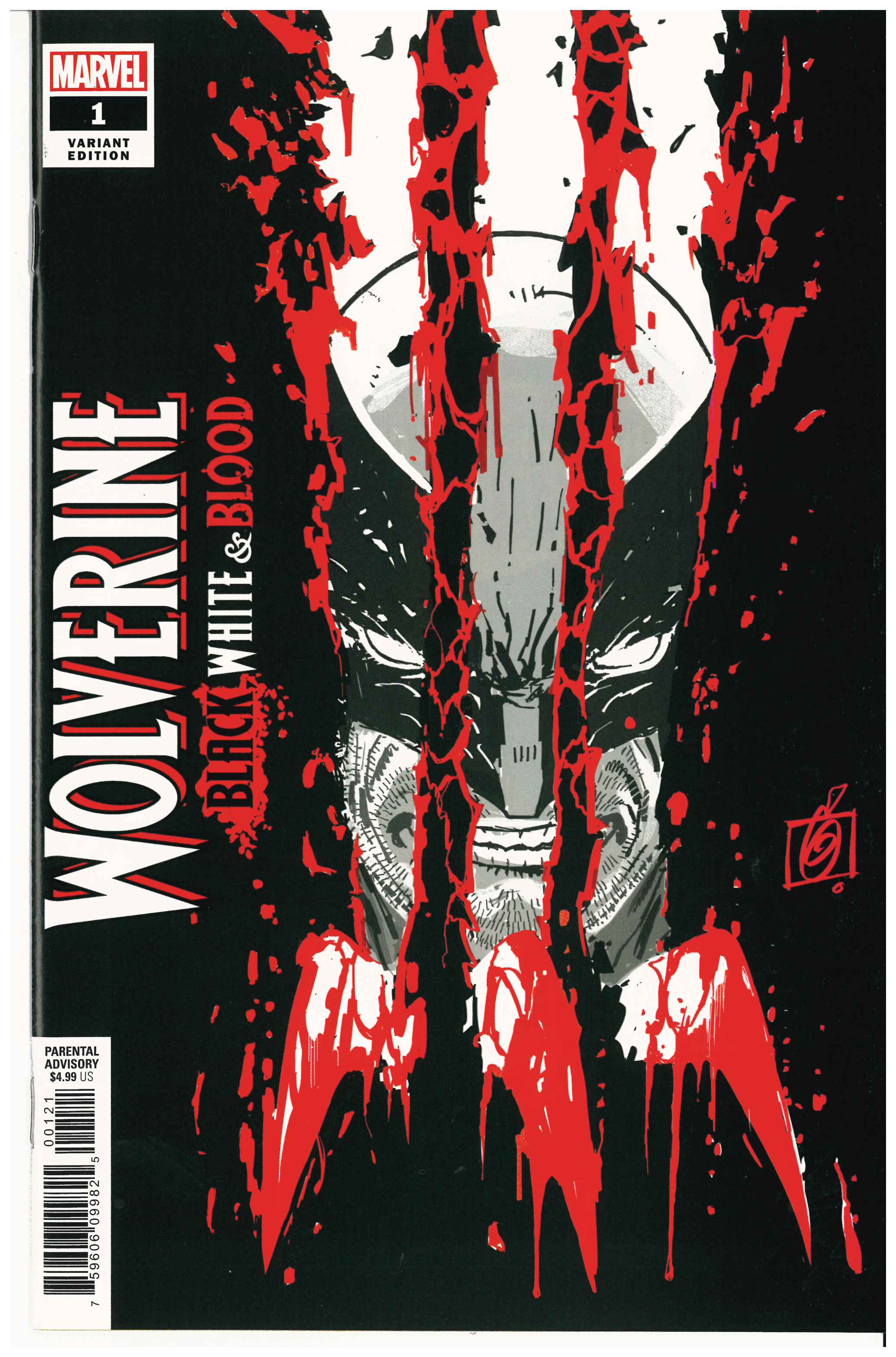 Wolverine: Black, White & Blood #1