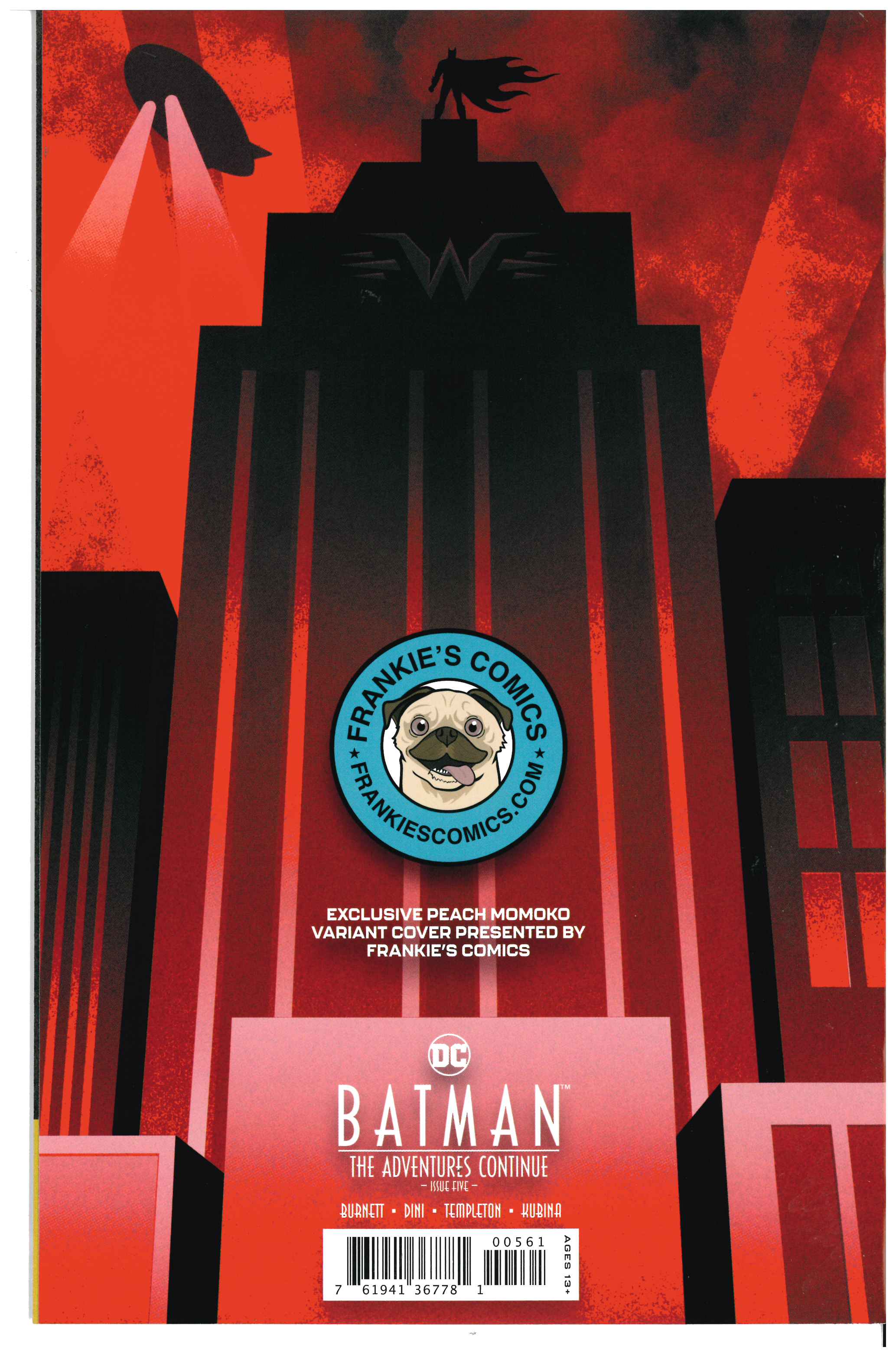 Batman: The Adventures Continue #5 backside