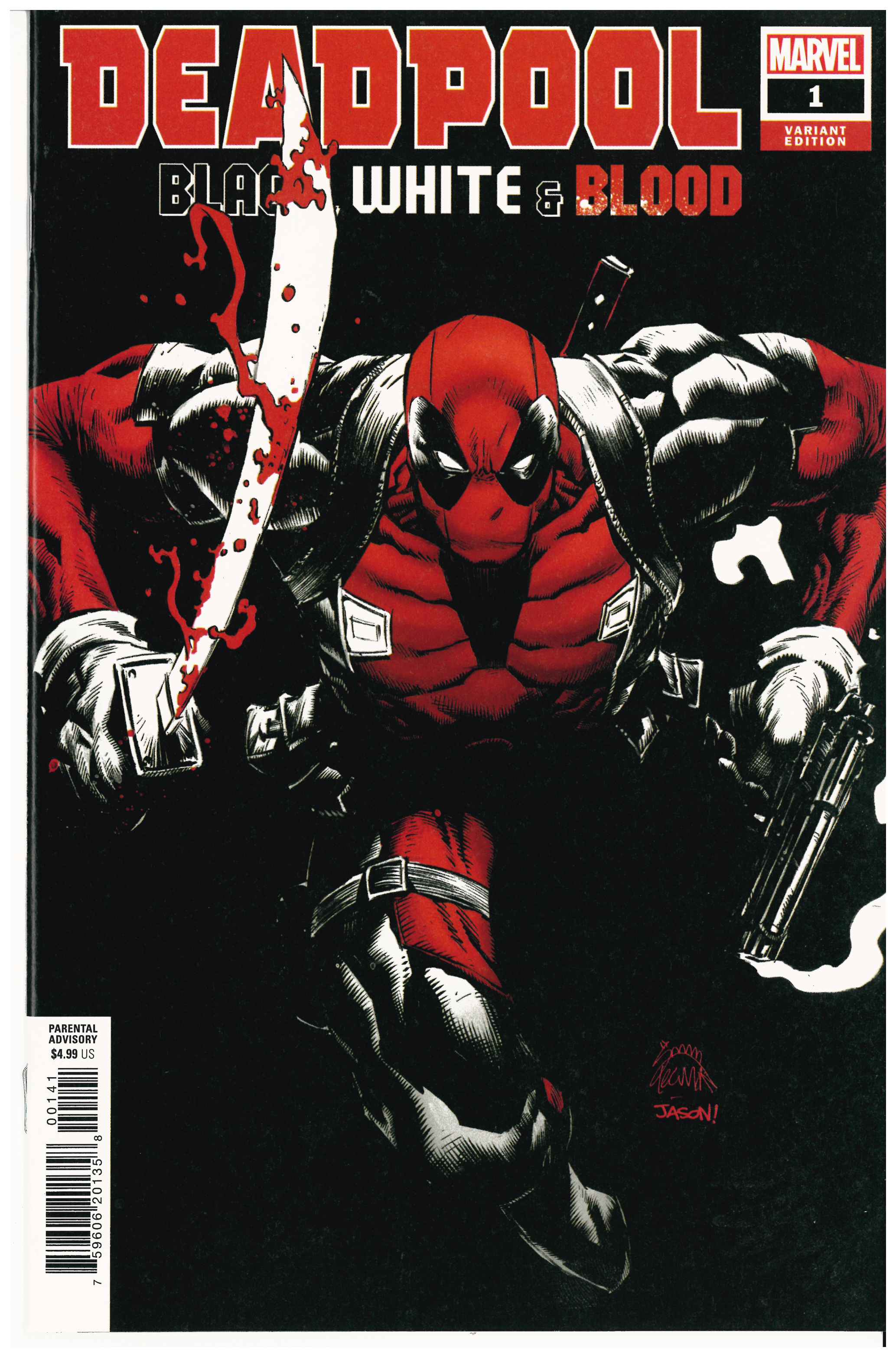 Deadpool: Black, White & Blood #1