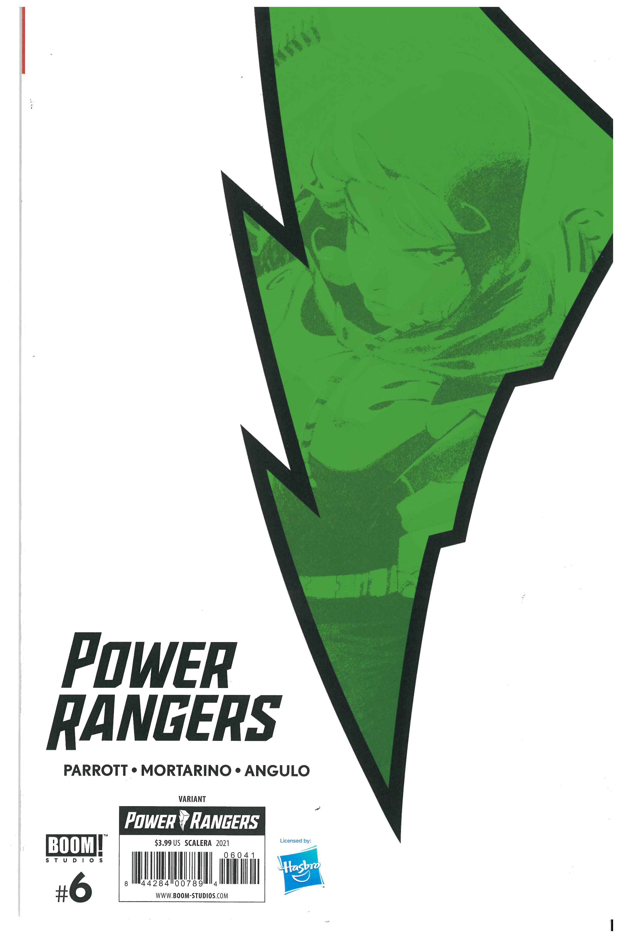 Power Rangers #6 backside