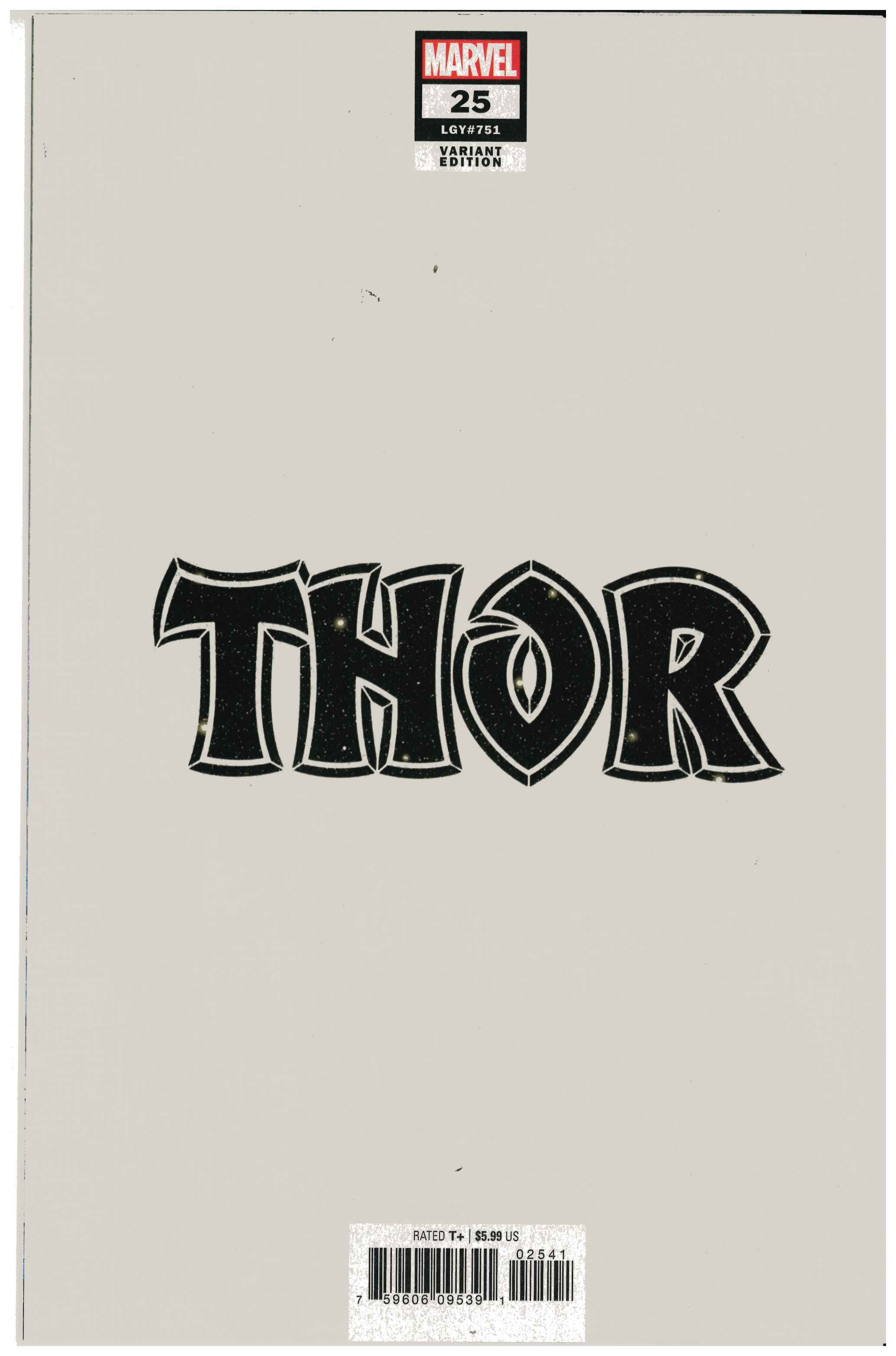 Thor #25 backside