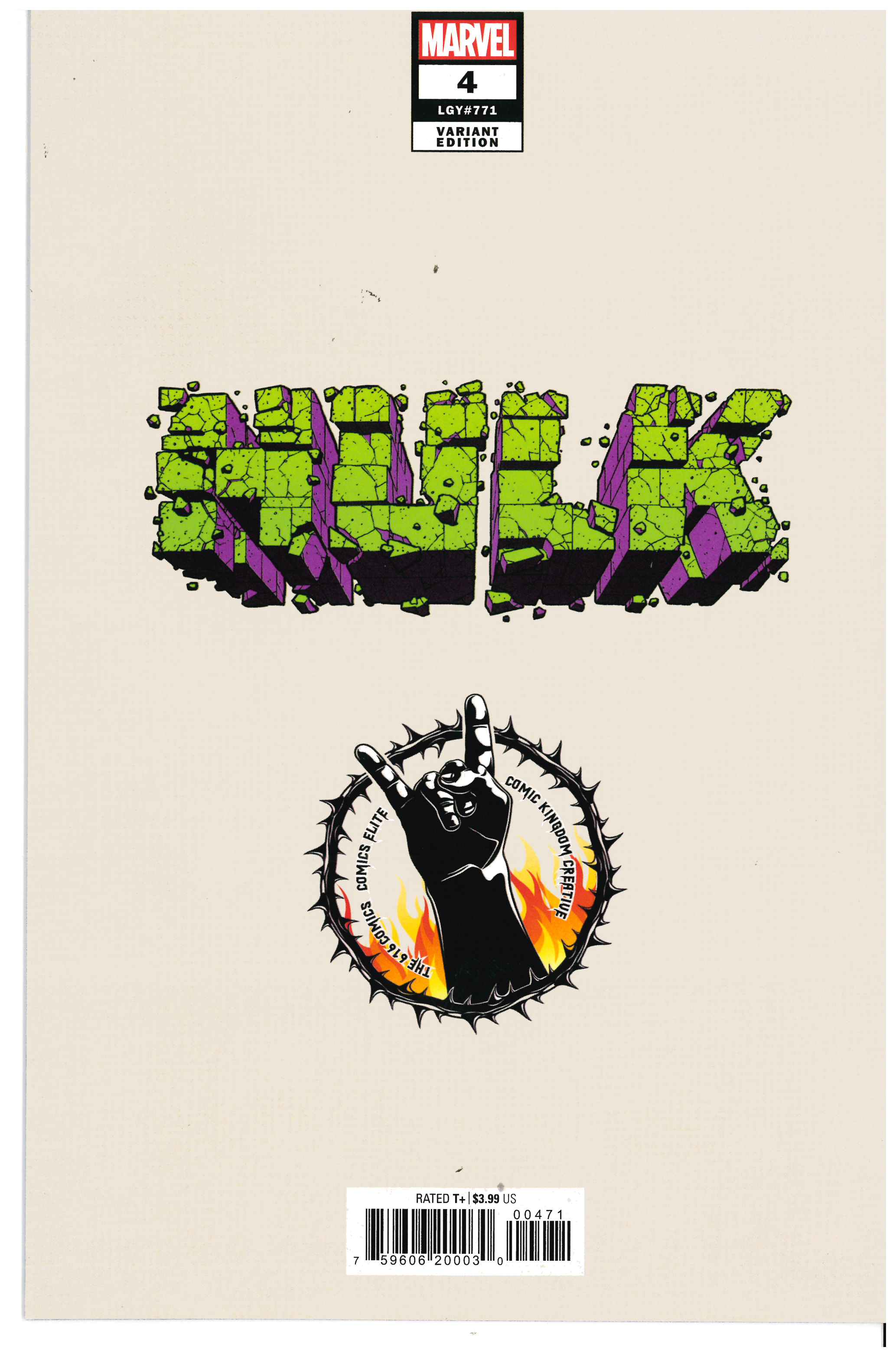 Hulk #4 backside