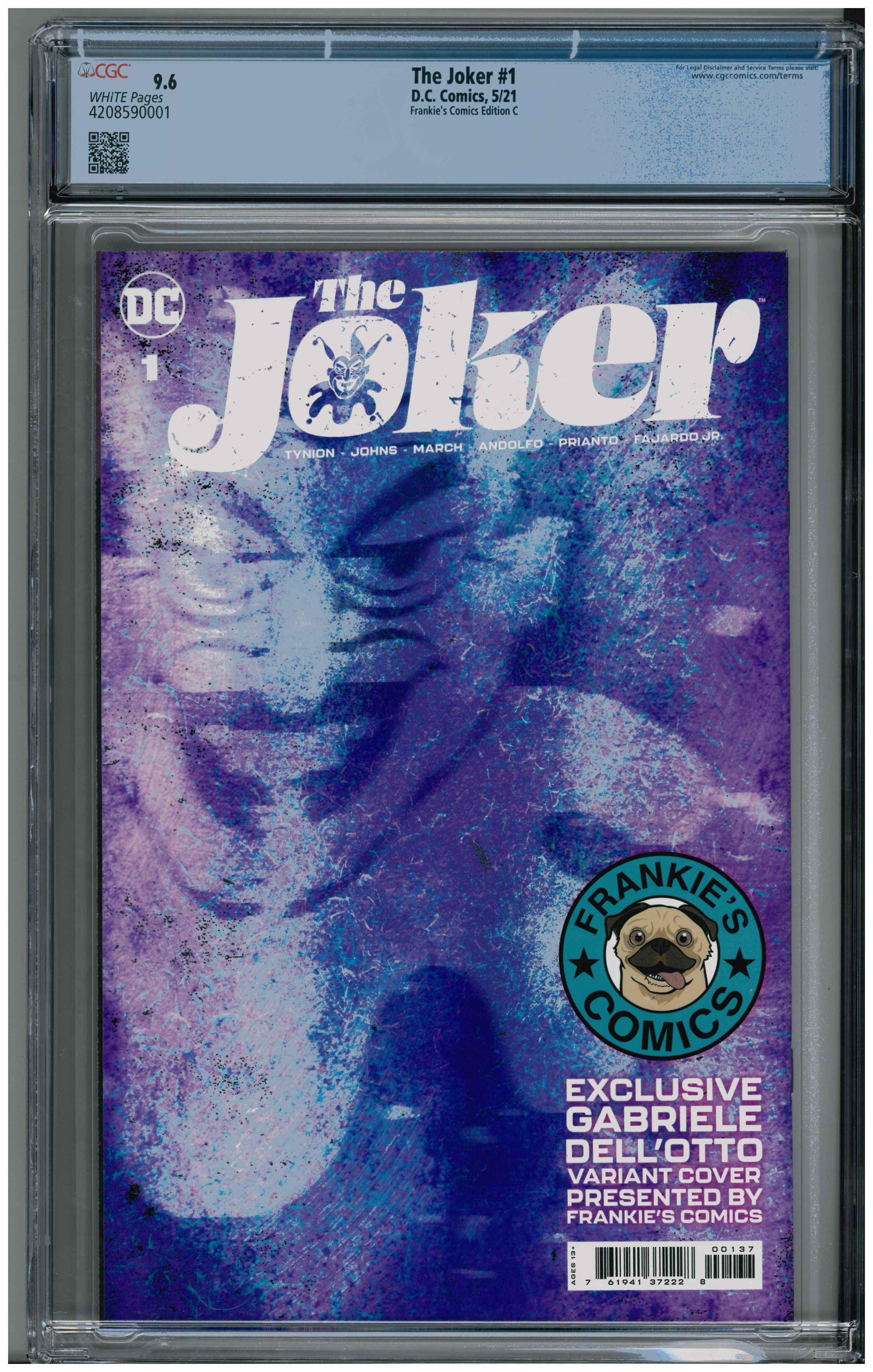 The Joker #1 backside